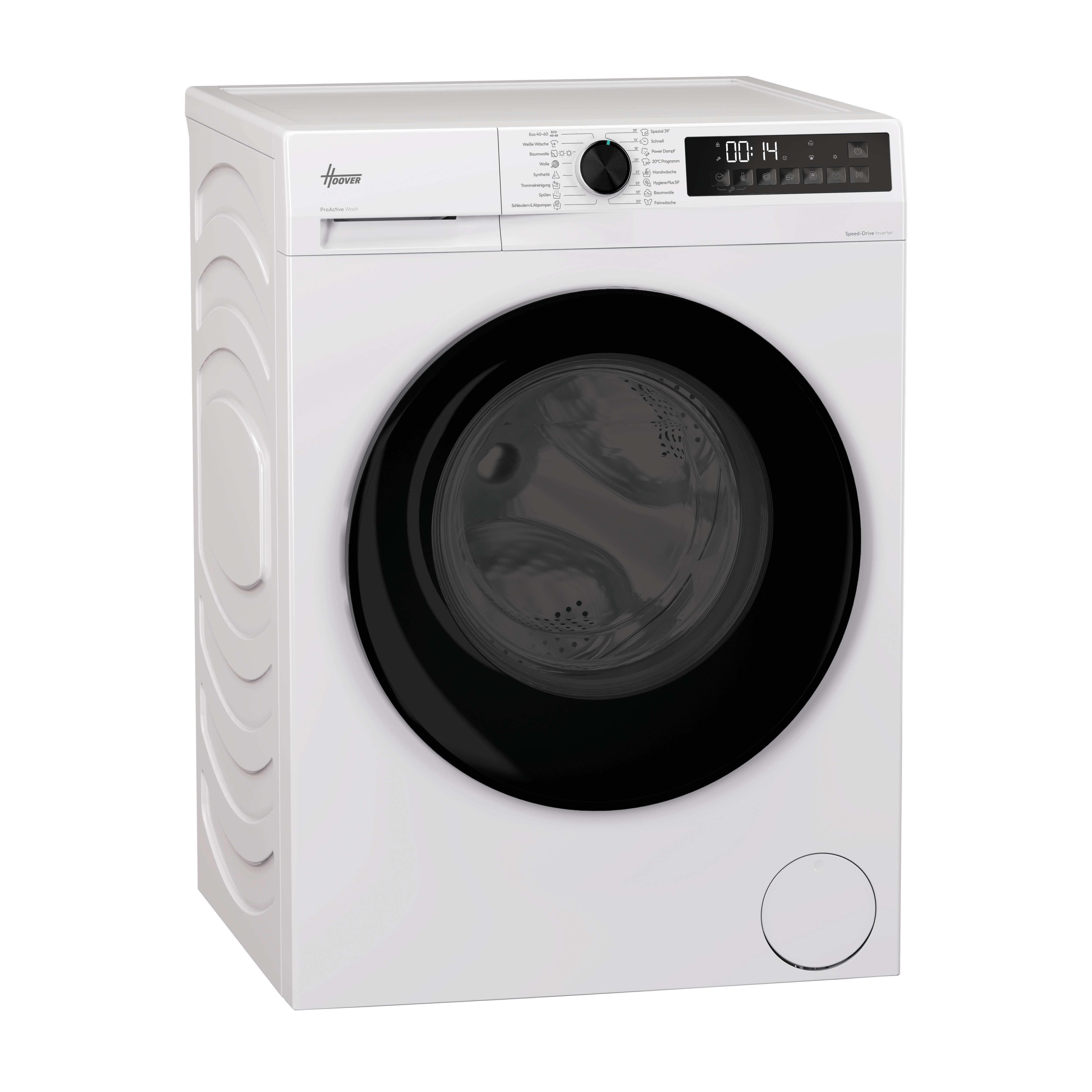 Hoover Waschtrockner "HGWDQ485SB6-84" H/ProWash&Dry 300 8 kg /5 kg 72 dB(A) Vielseitige Kurzprogramme
