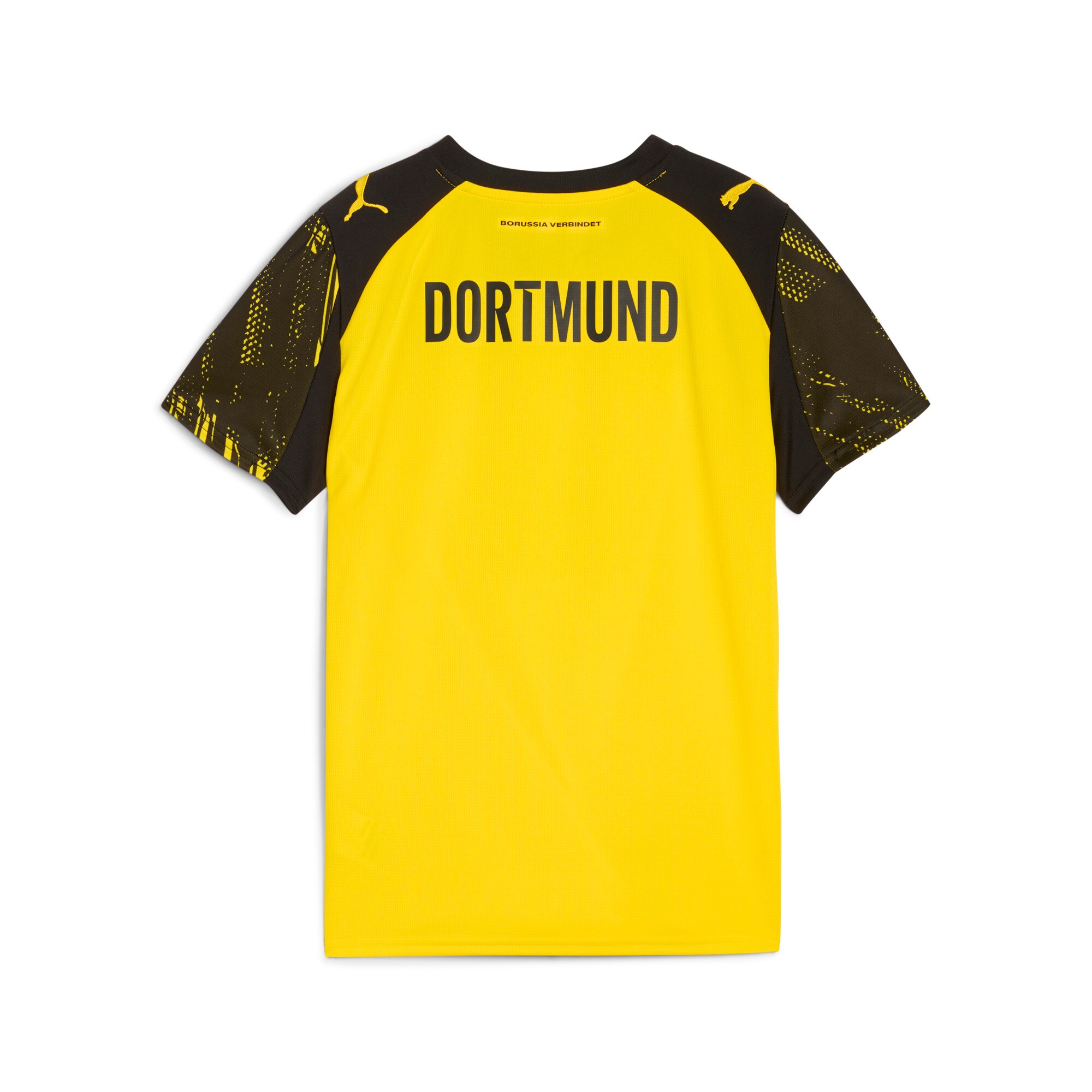PUMA Fußballtrikot »BVB HOME JERSEY REPLICA JR WITH SPONSOR« für Fußball, aus Polyester, ohne Kapuze, sportlicher Stil