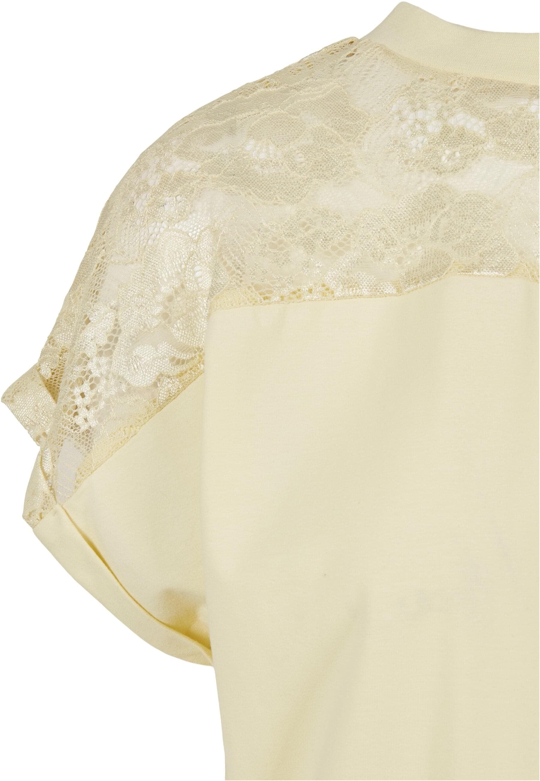 URBAN CLASSICS T-Shirt »Urban Classics Damen Ladies Short Oversized Lace Tee«, (1 tlg.)