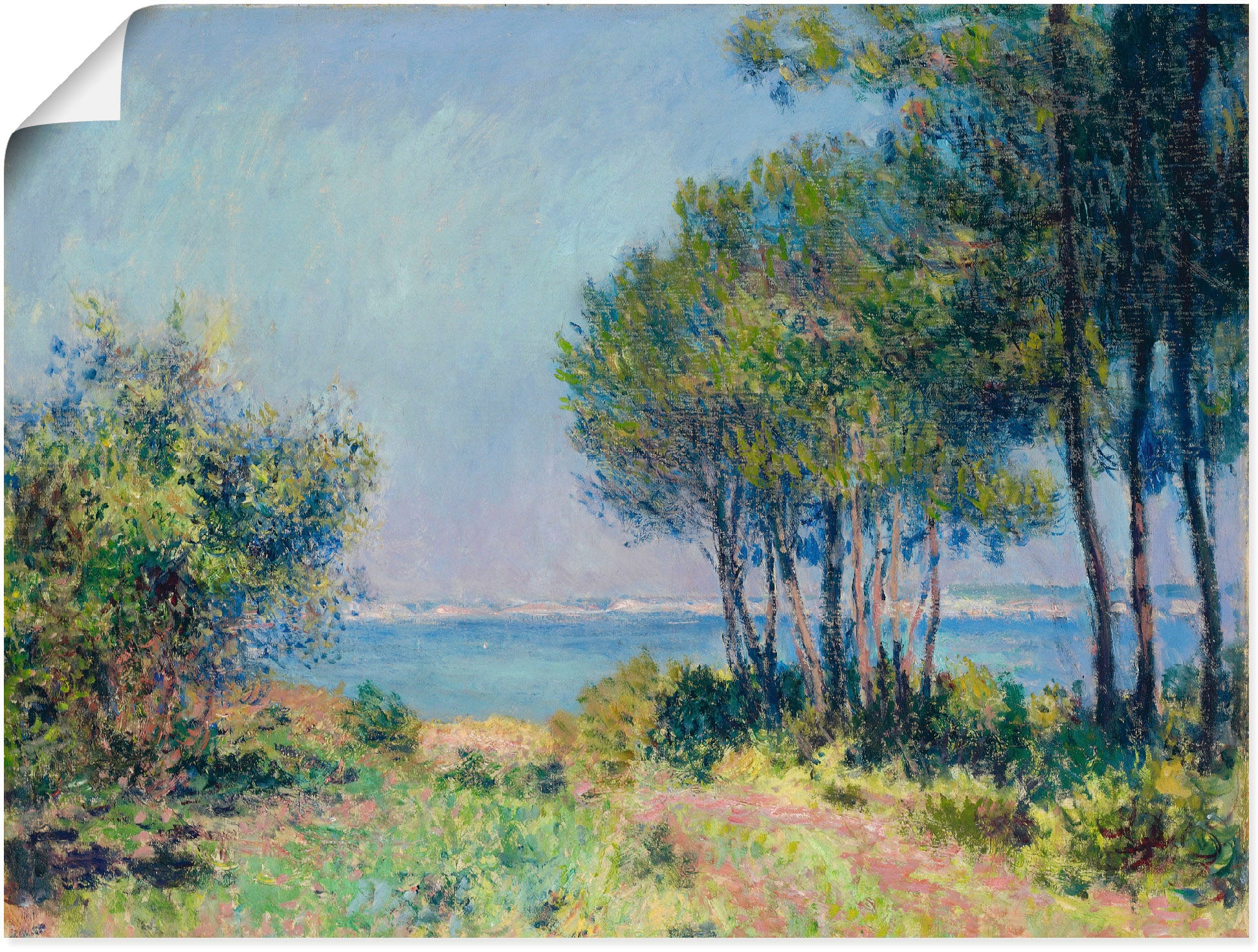 Artland Kunstdruck "Die Küste bei Varengeville. 1882" Gewässer 1 Stk. tlg. günstig online kaufen