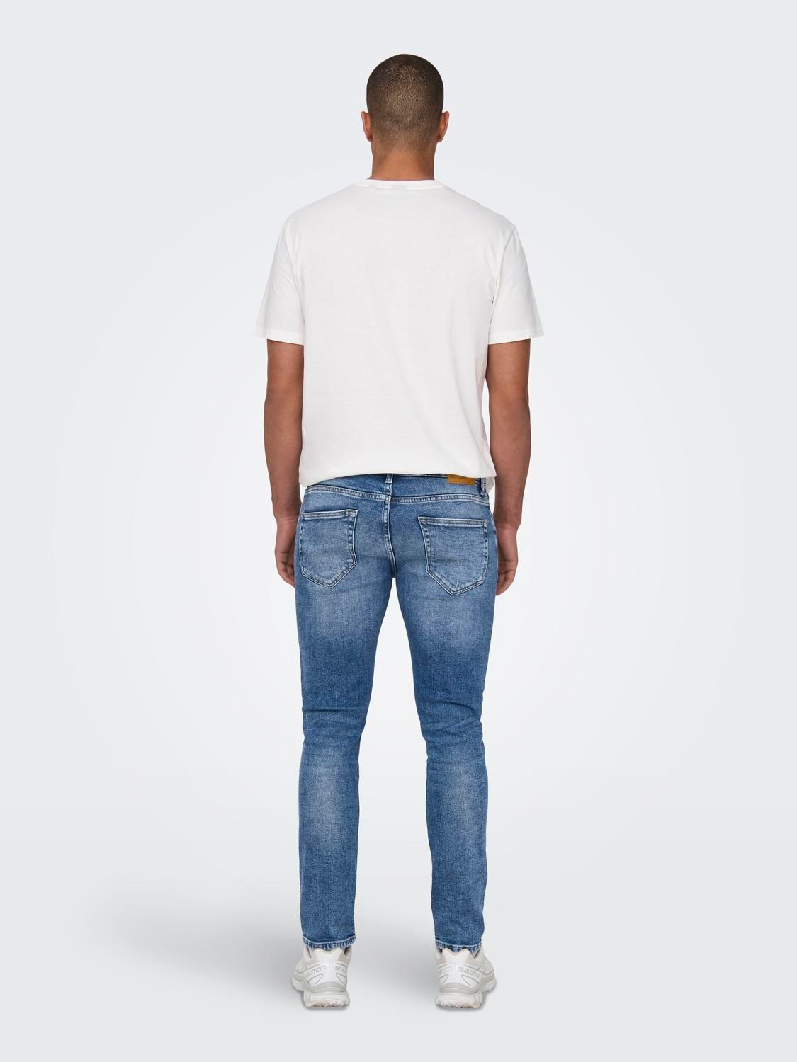 ONLY & SONS Straight-Jeans »ONSWEFT REGULAR WB 0021 TAI DNM NOOS«, im 4-Pocket-Style