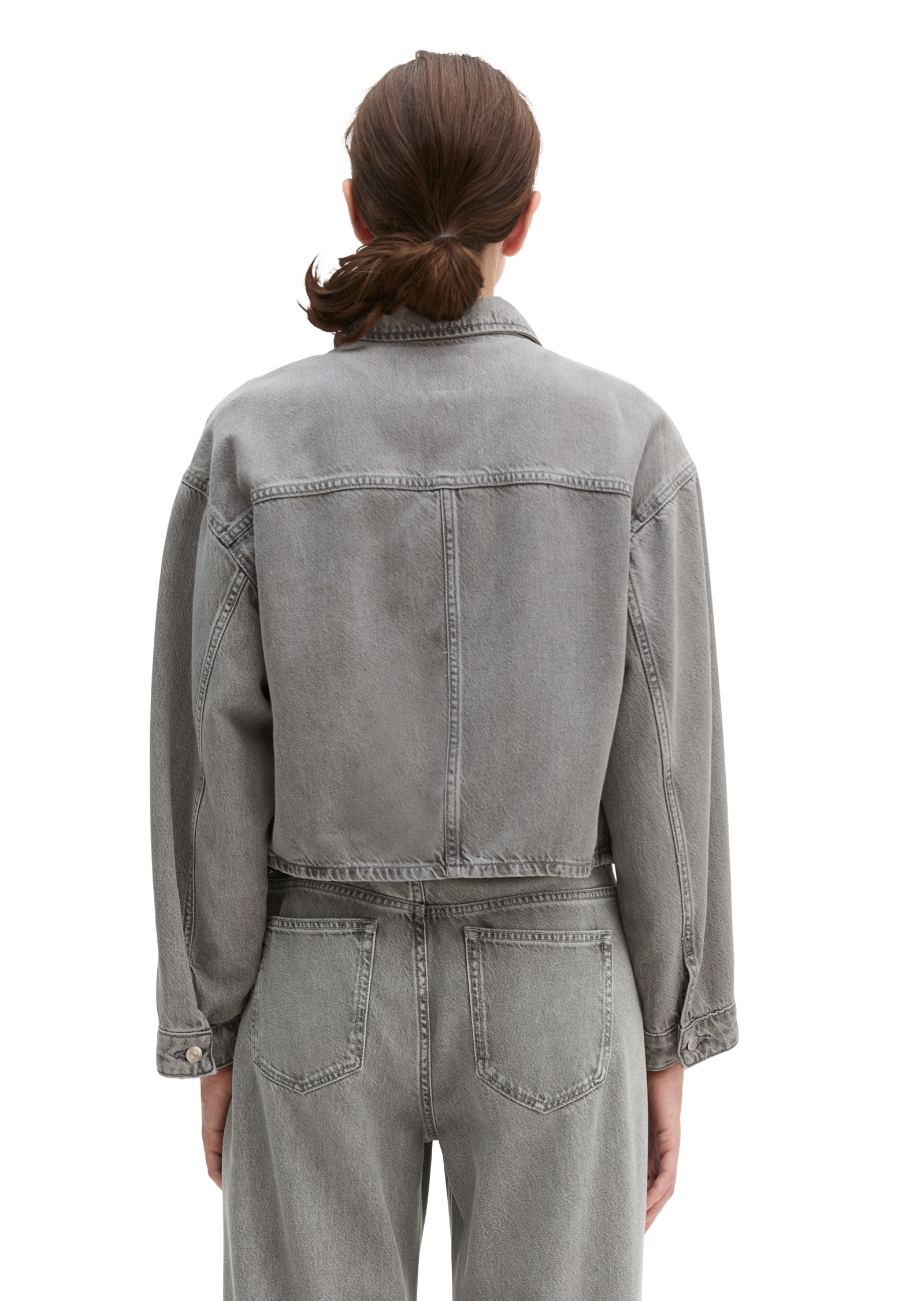 Marc O'Polo Jeansjacke »aus Lyocell-Bio-Baumwolle-Mix« ohne Kapuze