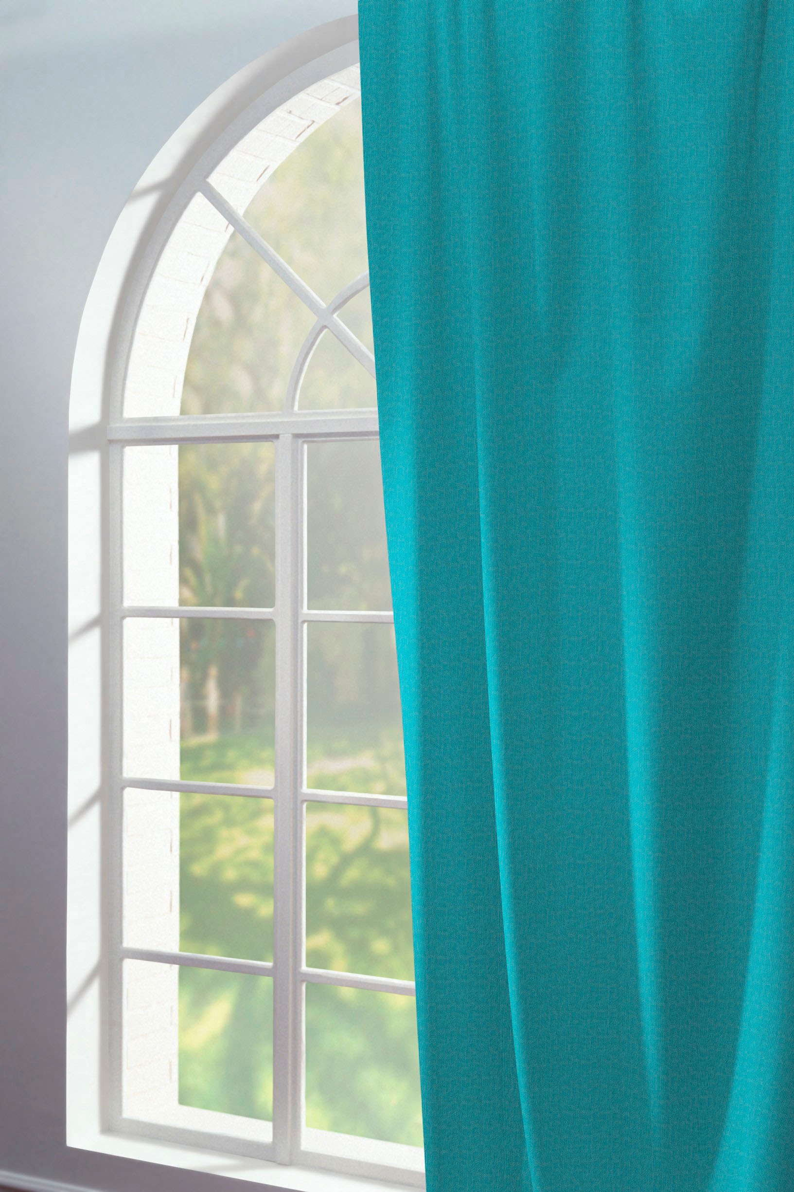 Adam Vorhang "Uni Collection" Kräuselband 1 Stk. tlg. aus 100% Bio-Baumwoll günstig online kaufen