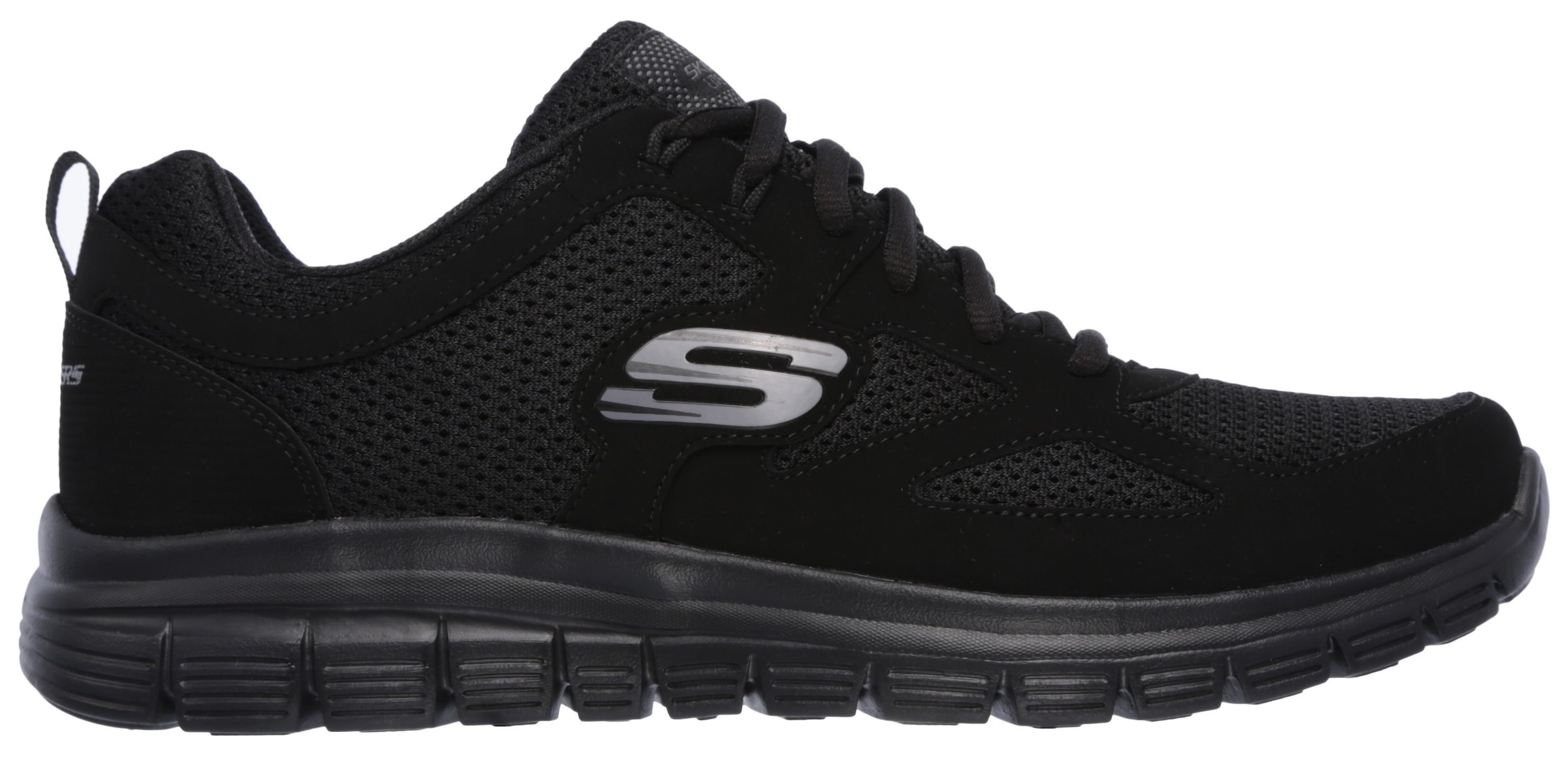 Skechers Sneaker »BURNS-AGOURA«, im monochromen Look, Freizeitschuh, Halbschuh, Schnürschuh