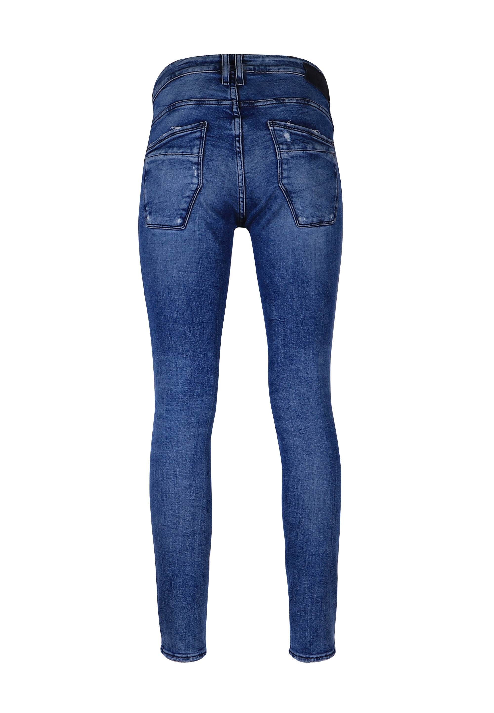 Le Temps Des Cerises Slim-fit-Jeans, im modischen Used-Look