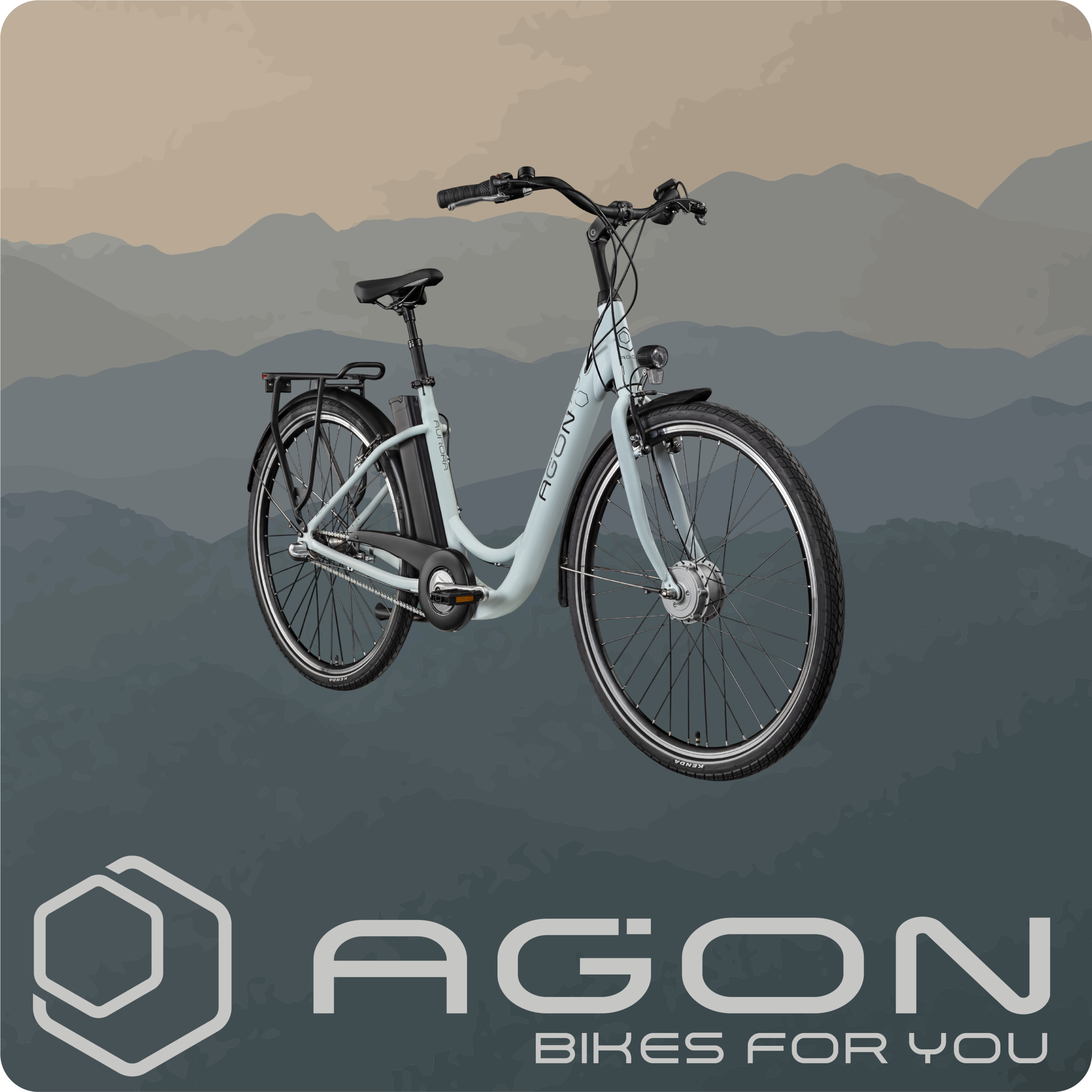 AGON »Aurora« 3 Gang Nabenschaltung Frontmotor 250 W E-Bike 26" Citybike 150-175cm Pedelec Nabenmotor Fahrrad 3 Gang Licht