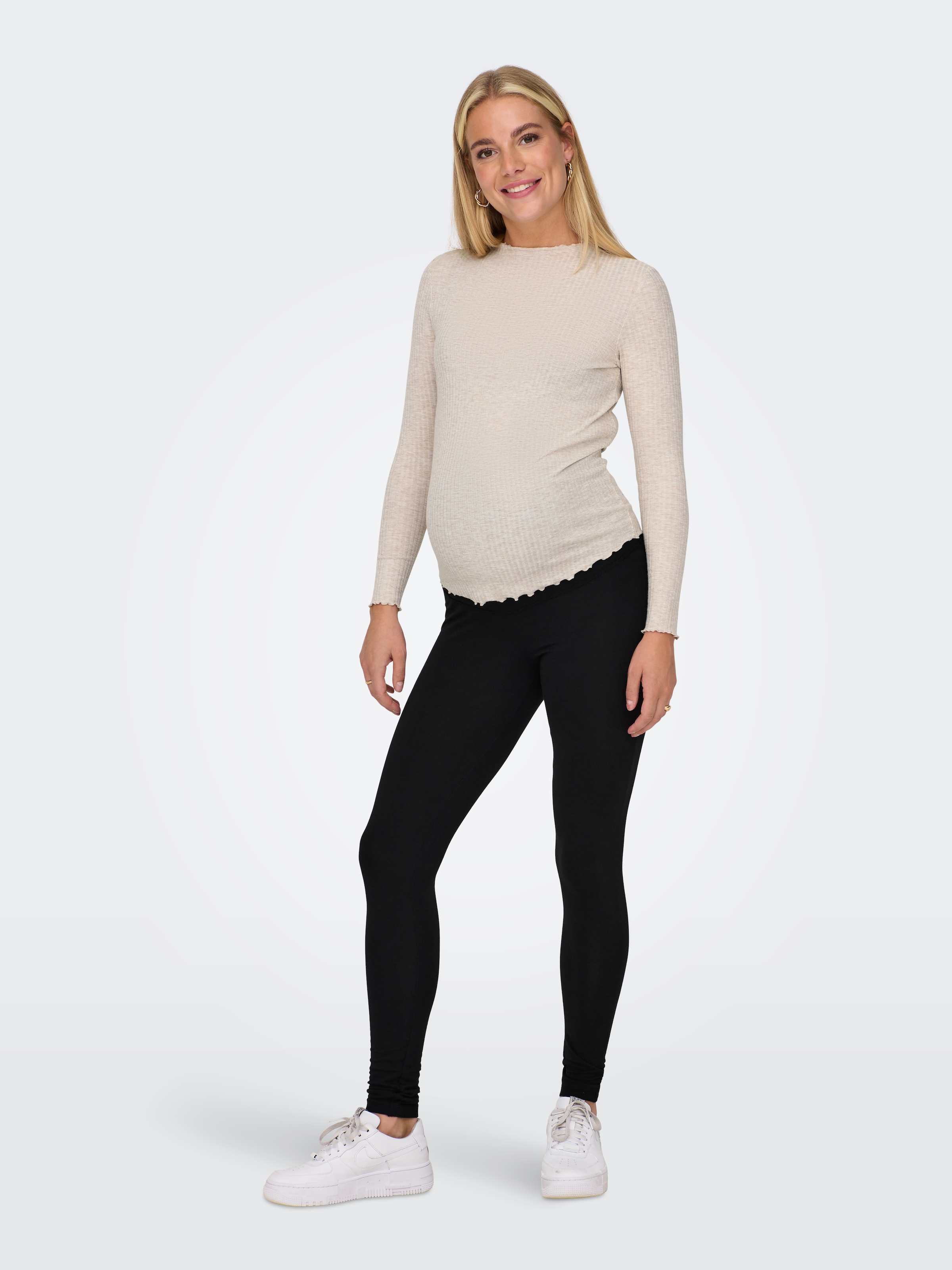 ONLY MATERNITY Umstandsleggings »OLMLOVELY NEW LEGGING 2PCK JRS NOOS«, (Packung, 2 tlg.)