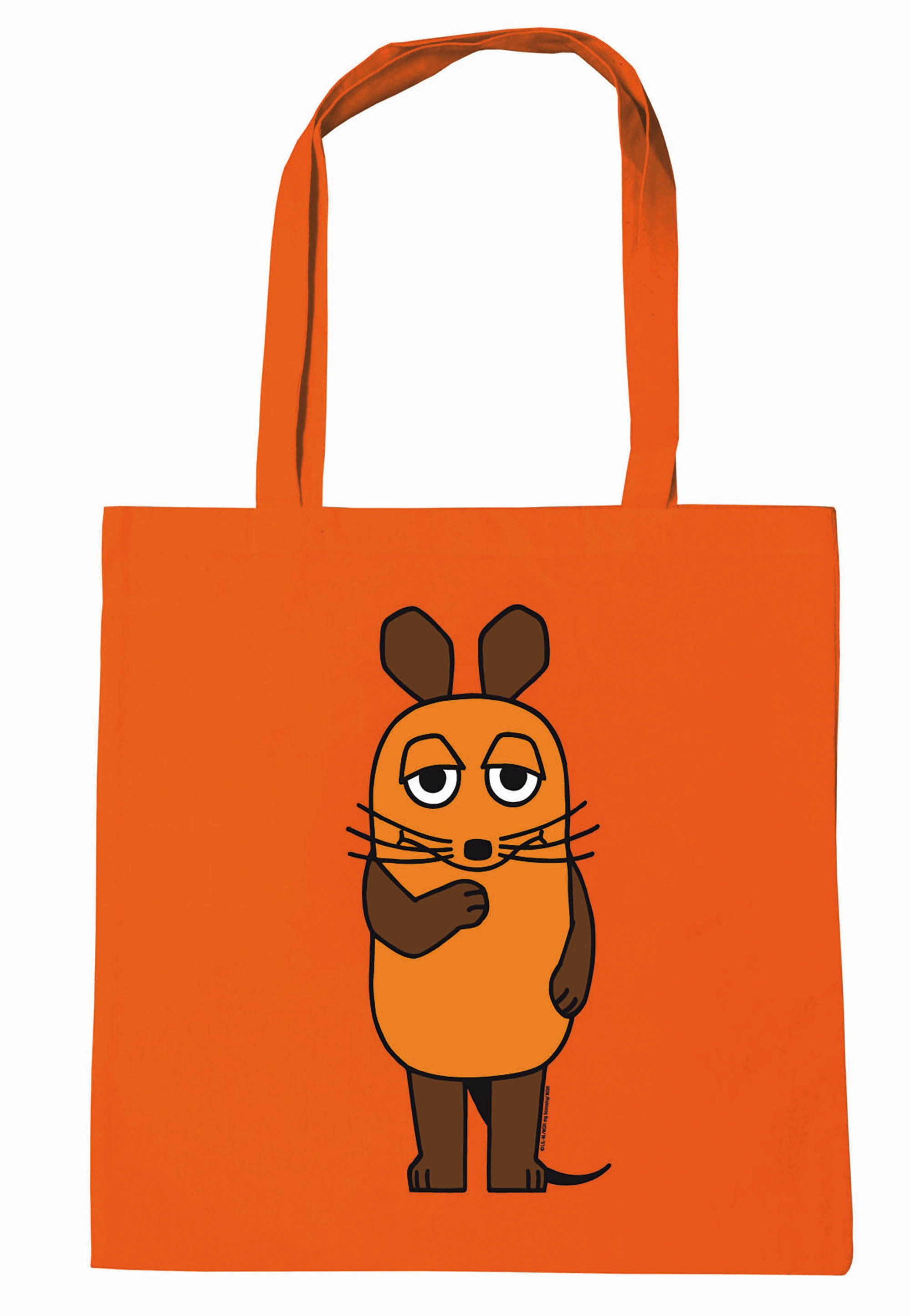 Henkeltasche »Baumwolltasche Die Sendung mit der Maus«, mit Sendung mit der Maus-Logo