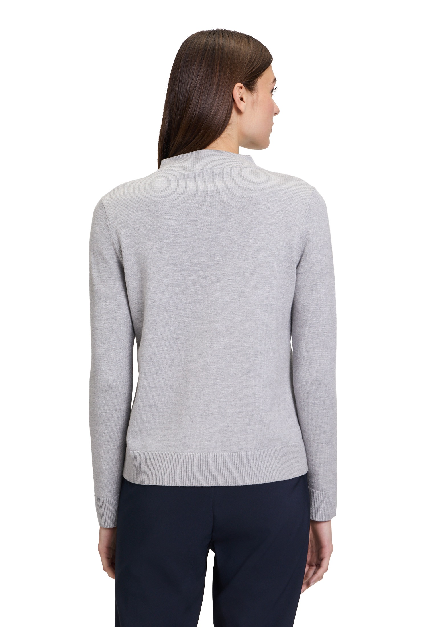Betty Barclay Strickpullover »Betty Barclay Basic-Strickpullover mit Stehkragen«, (1 tlg.), Material