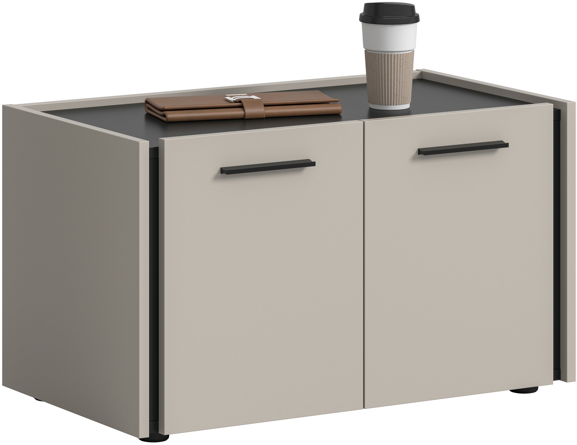 Home affaire Sitzbank "RAK, Breite 75 xm, 2 Türen, 2 Einlegeböden, 4 Fächer günstig online kaufen