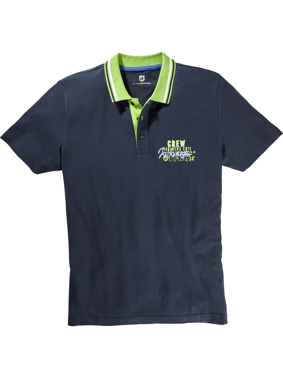 Jan Vanderstorm Poloshirt »Doppelpack Poloshirt TEOFIL«, (2 tlg.)