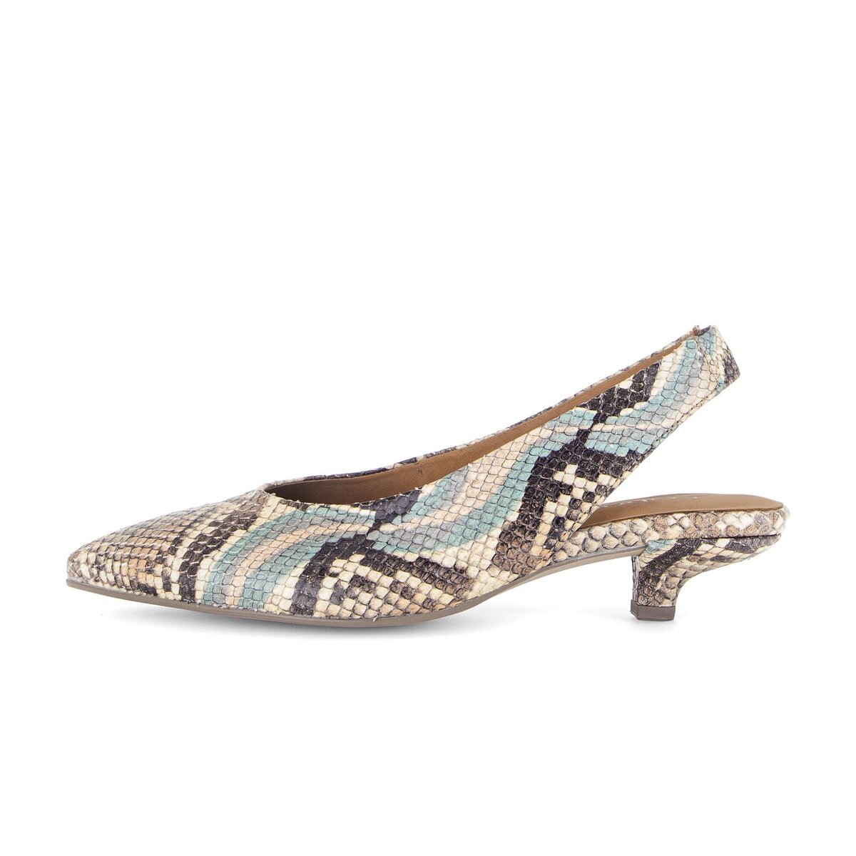 Gabor Slingpumps »Slingpumps Leder Reptiloptik«