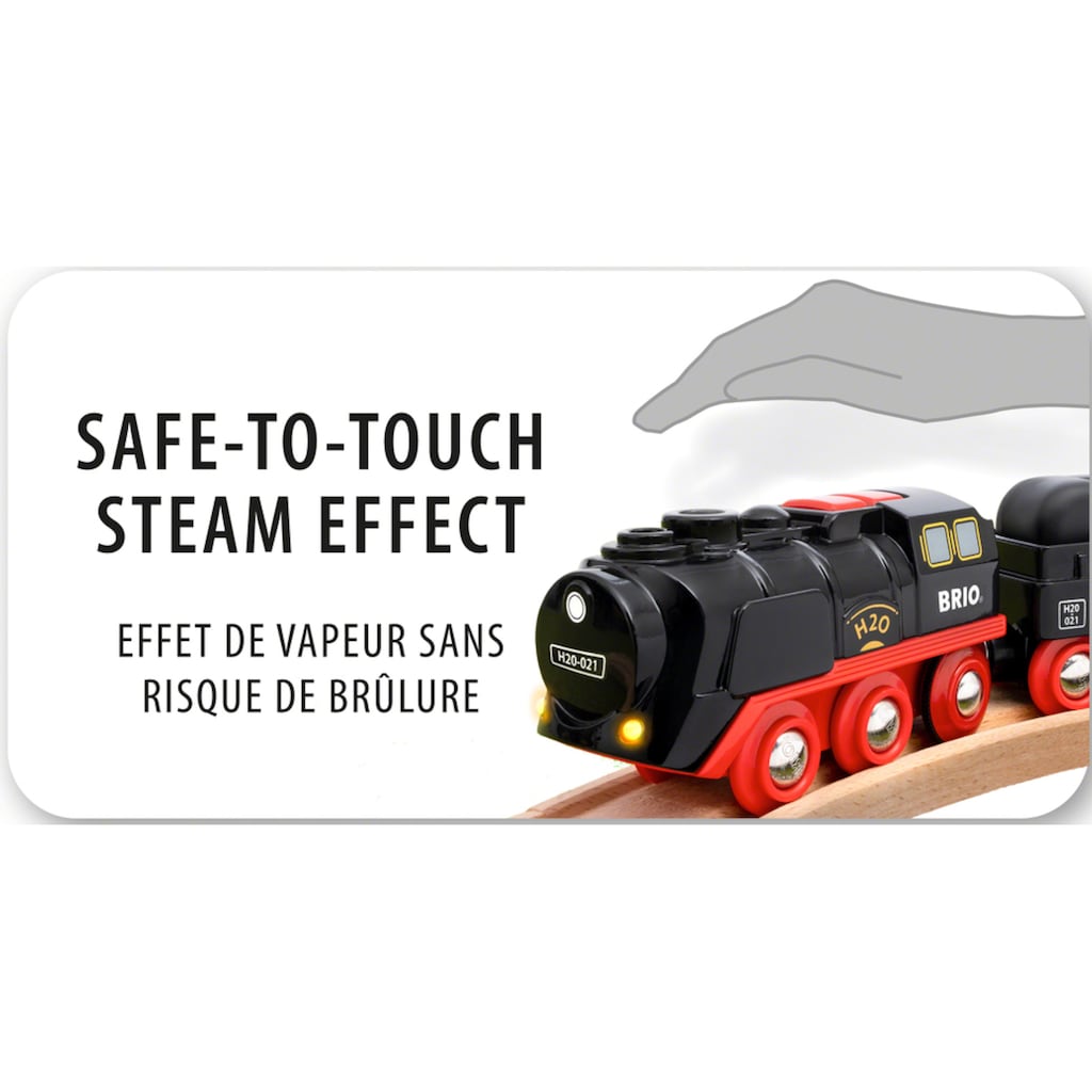 BRIO® Spielzeug-Zug »Batterie-Dampflok mit Wassertank«