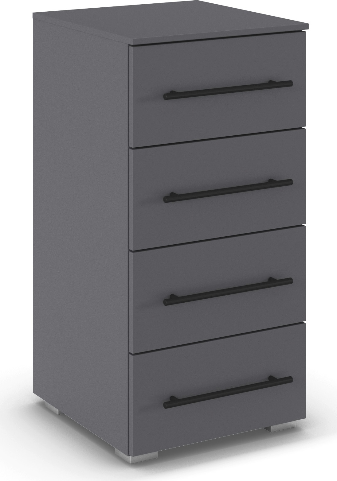 OTTO home Schubkastenkommode "Kommode Sideboard Schubladenkommode Schlafzimmerkommode AVOLA" Breite 40 cm inkl. SOFT-CLOSE-FUNKTION mit Dekorfront, mit 4 geräumigen Schubladen für viel Stauraum MADE IN GERMANY