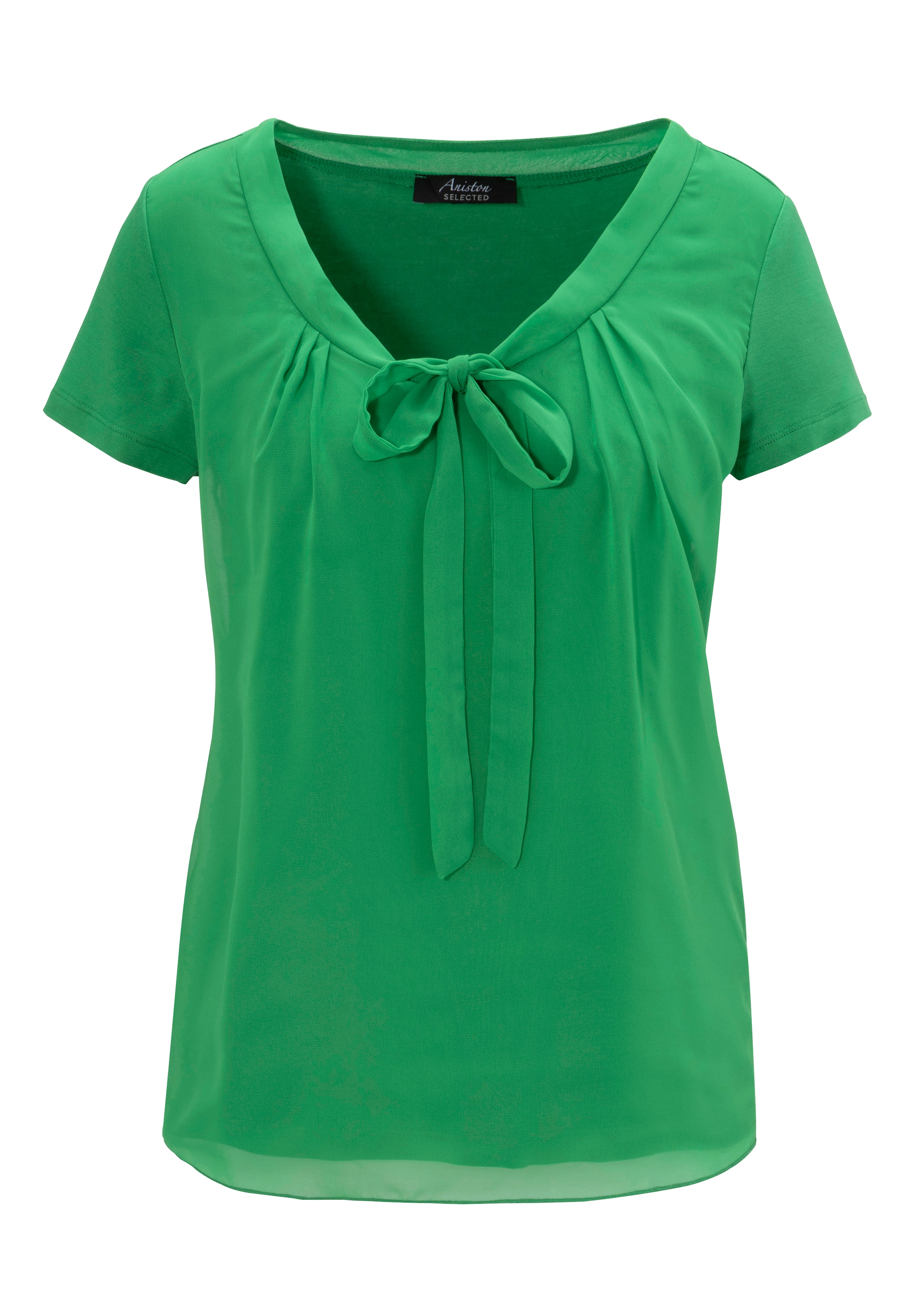 Aniston SELECTED Shirtbluse mit schmaler Schluppe online kaufen | BAUR
