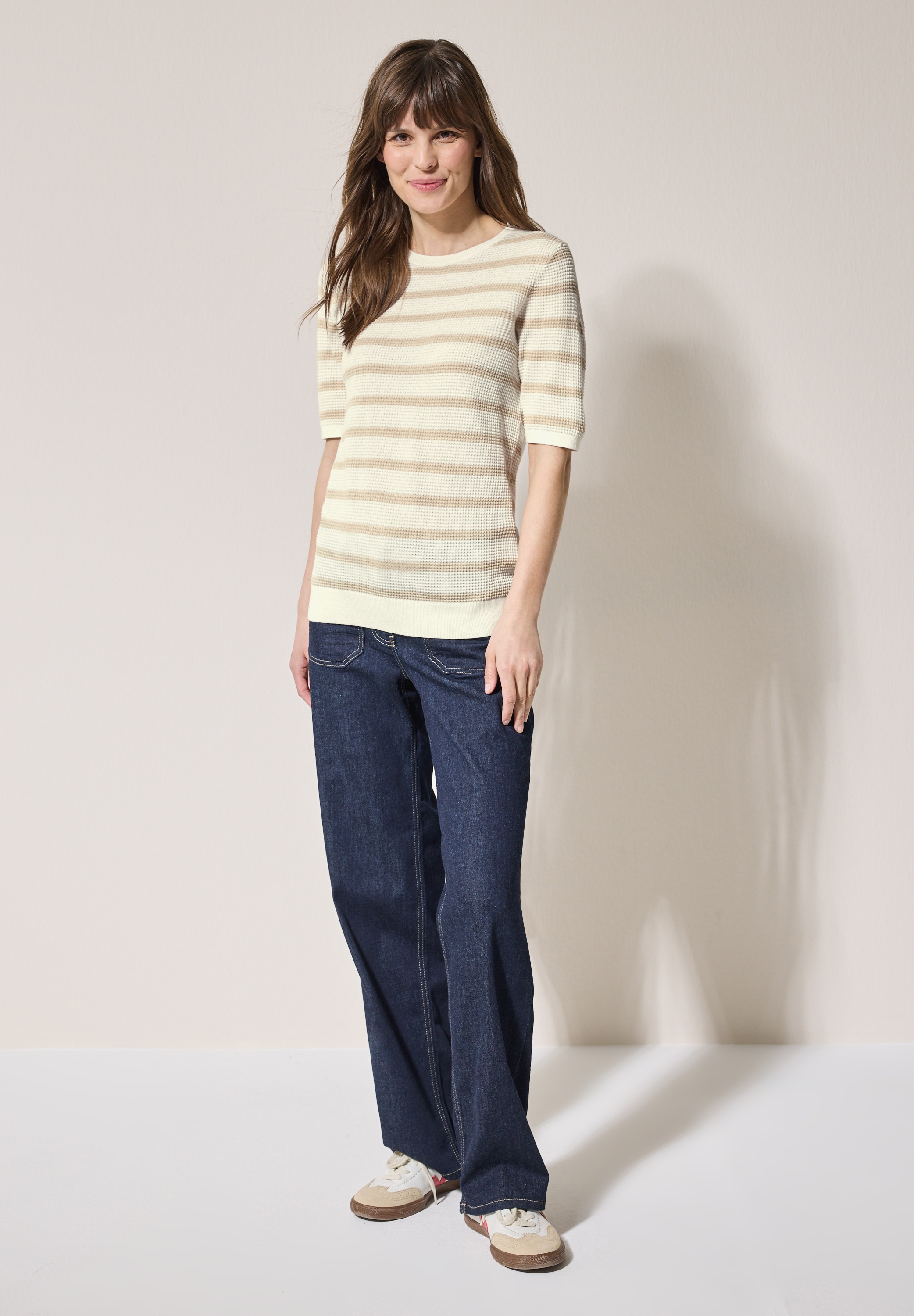 Cecil Strickpullover, mit Rundhalsausschnitt