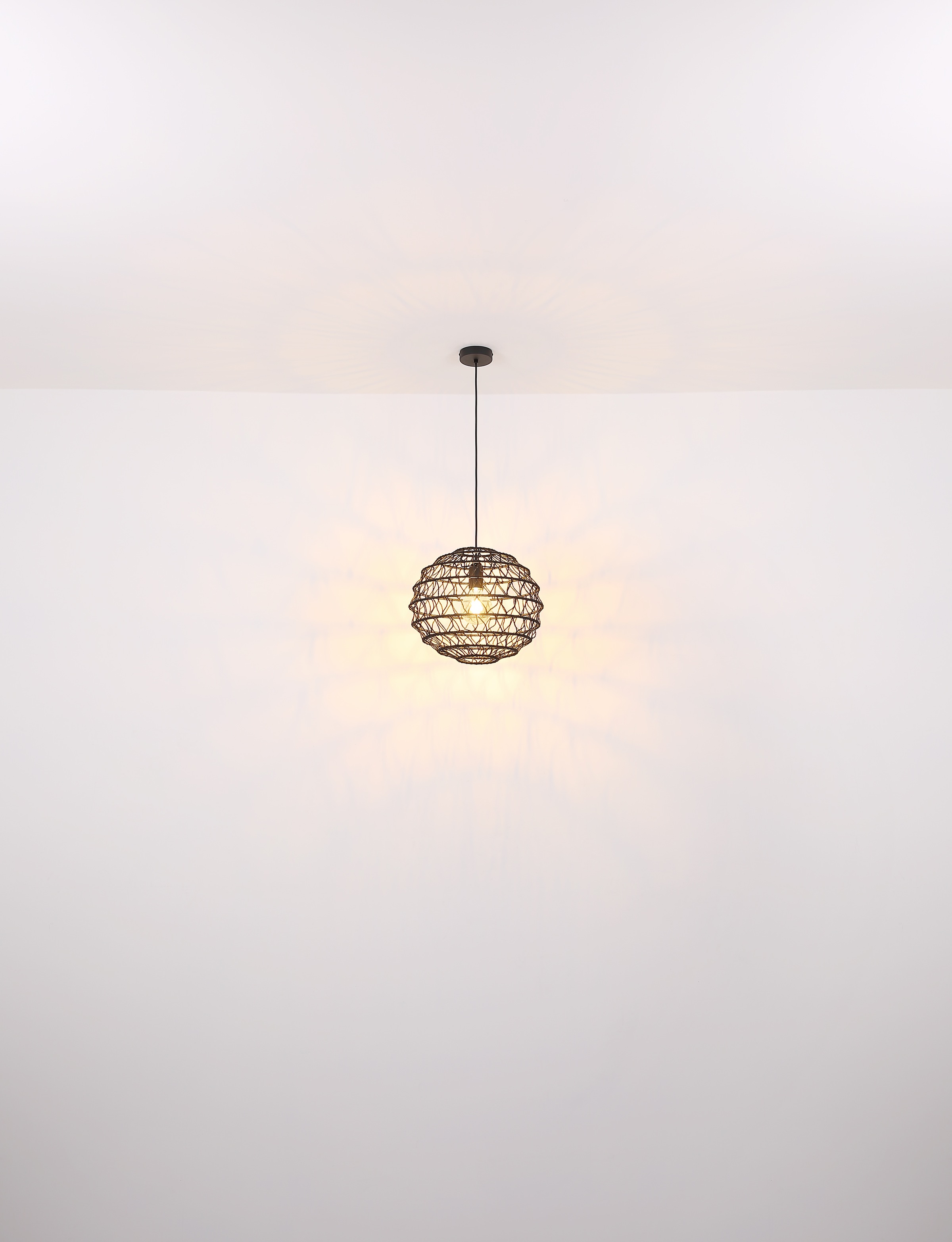 GLOBO LIGHTING Hängeleuchte »SENNI« E27 1 Stk. Hängeleuchte für Esszimmer, Papier