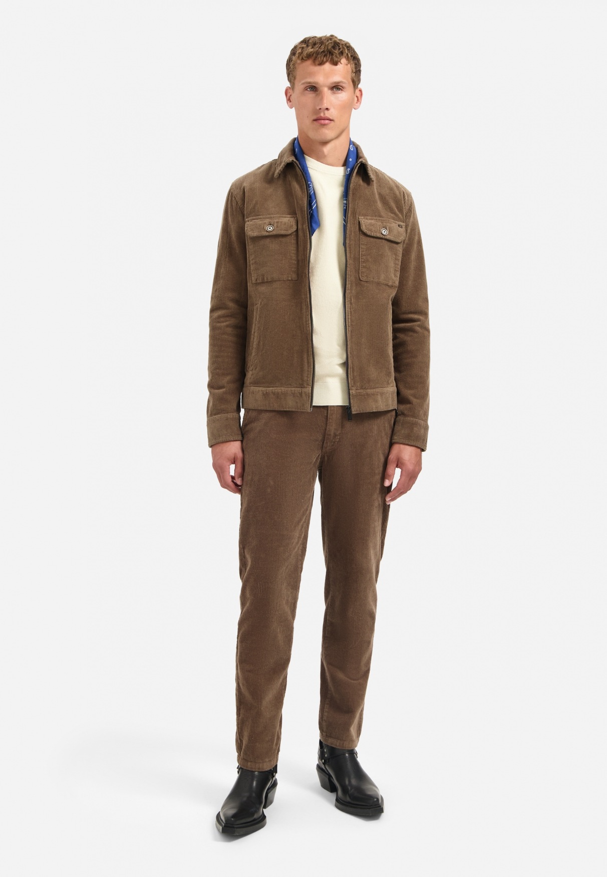 Thumbnail - NO EXCESS Chinohose "No Excess Gerippte Cordhose Pants Chino Stretch Corduroy"