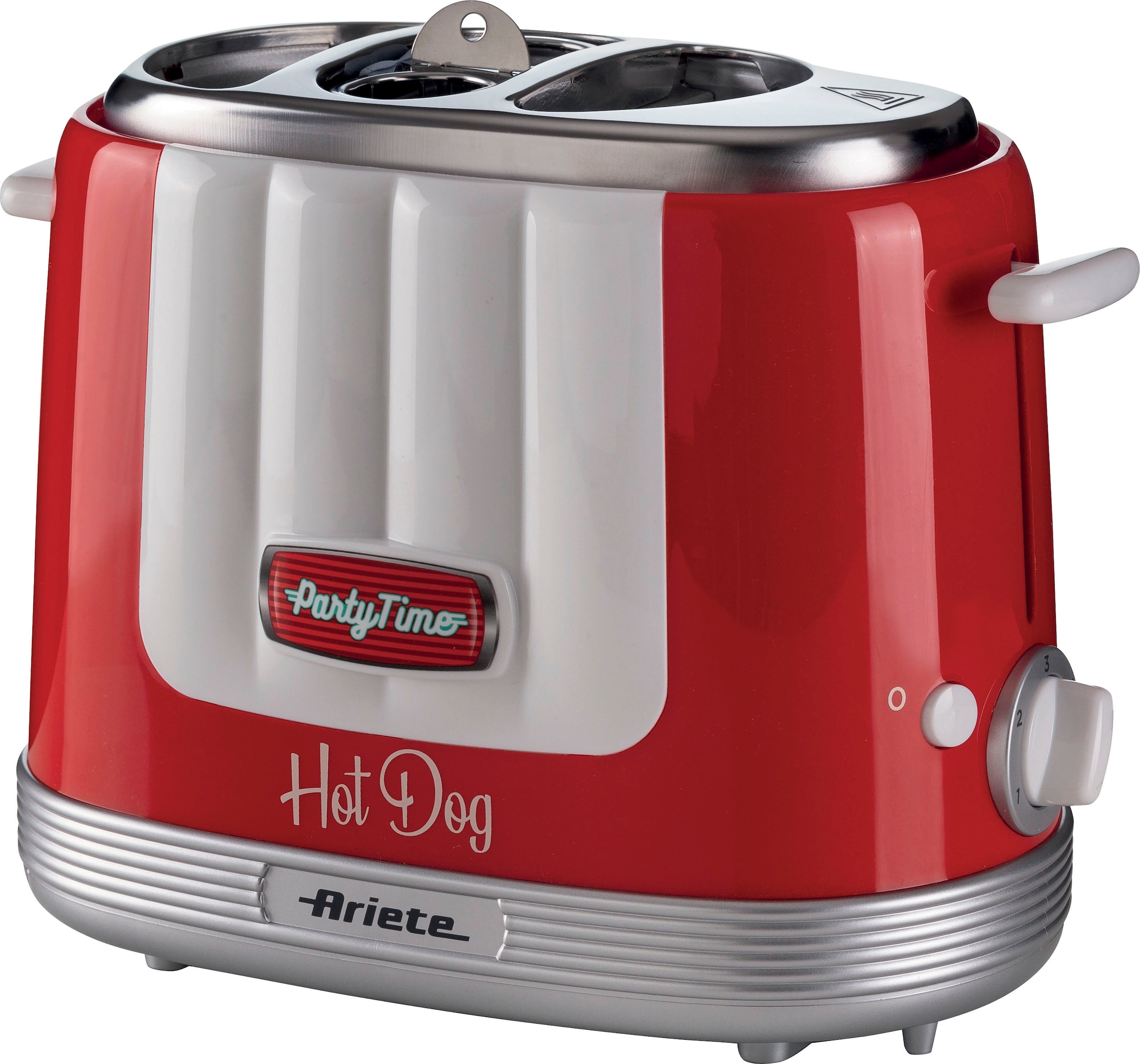 Ariete Hotdog-Maker »206R Party Time rot«, 650 W