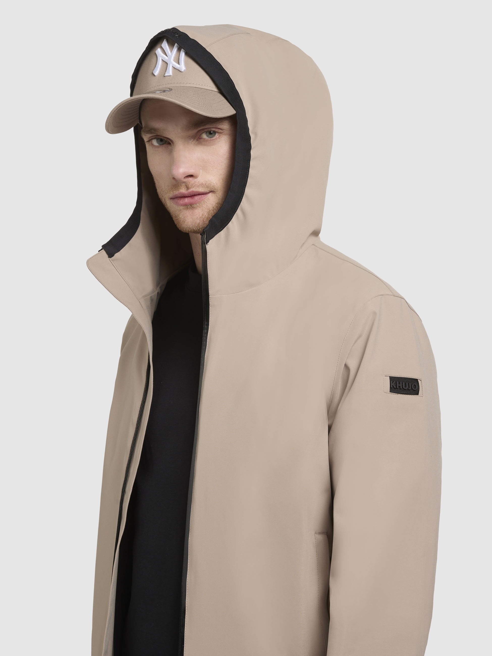 khujo Anorak »LARM«, mit Kapuze
