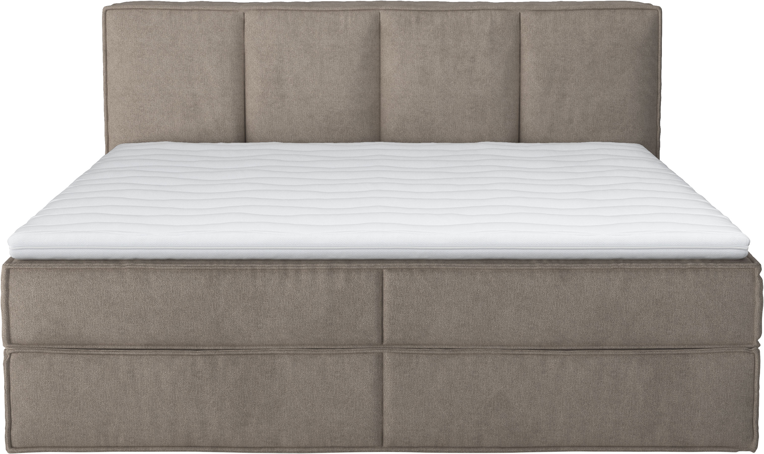 Thumbnail - Home affaire Boxspringbett "Milano", Boxbett inkl. Topper, 2 Matratzen, Härtegrade H2, H3 und H4 wählbar