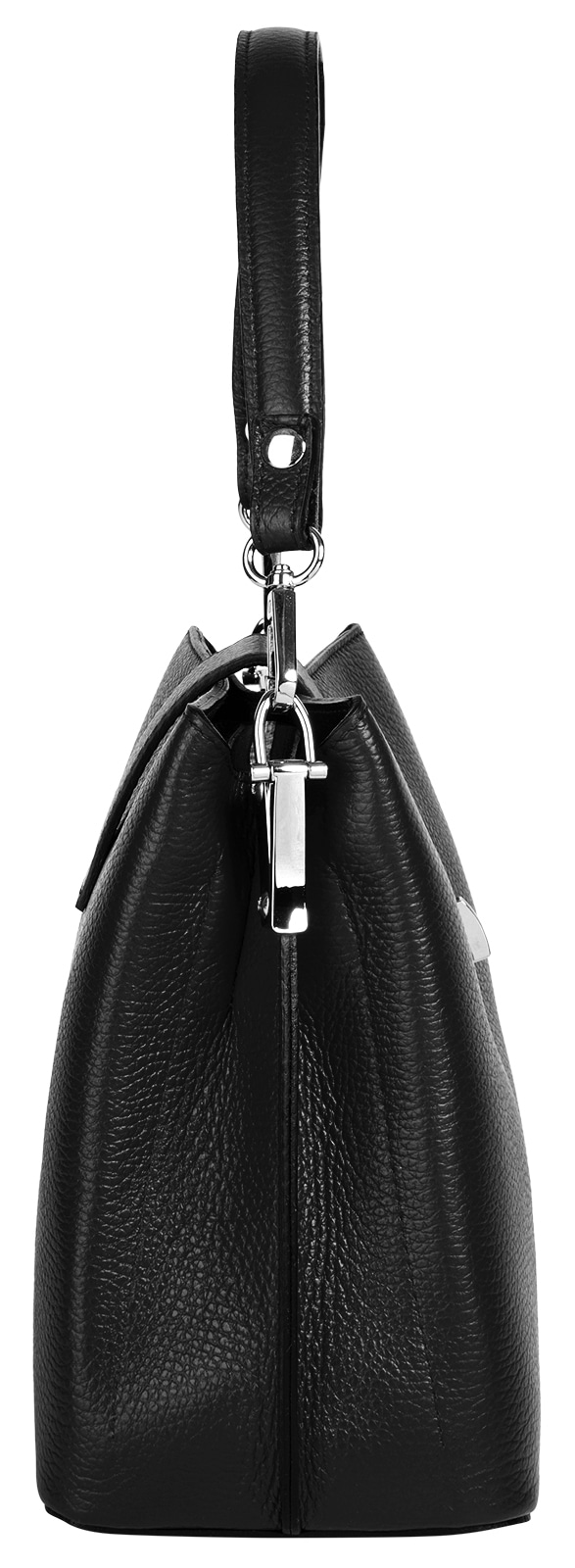 Cluty Umhängetasche, echt Leder, Made in Italy