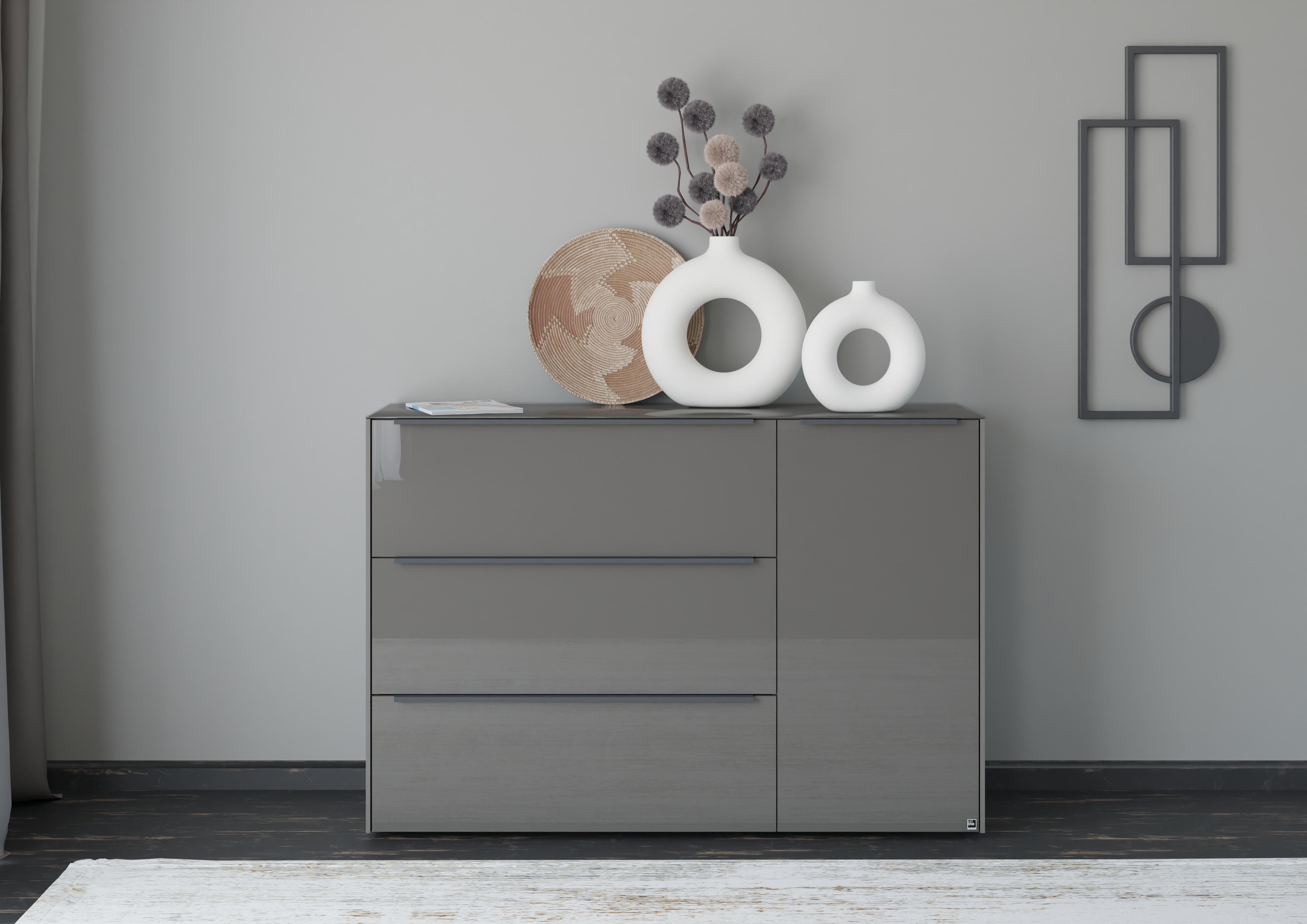 set one by Musterring Sideboard "Reno" 1 Stk. tlg. Mit Gleitern und in verschiedenen Farben erhältlich