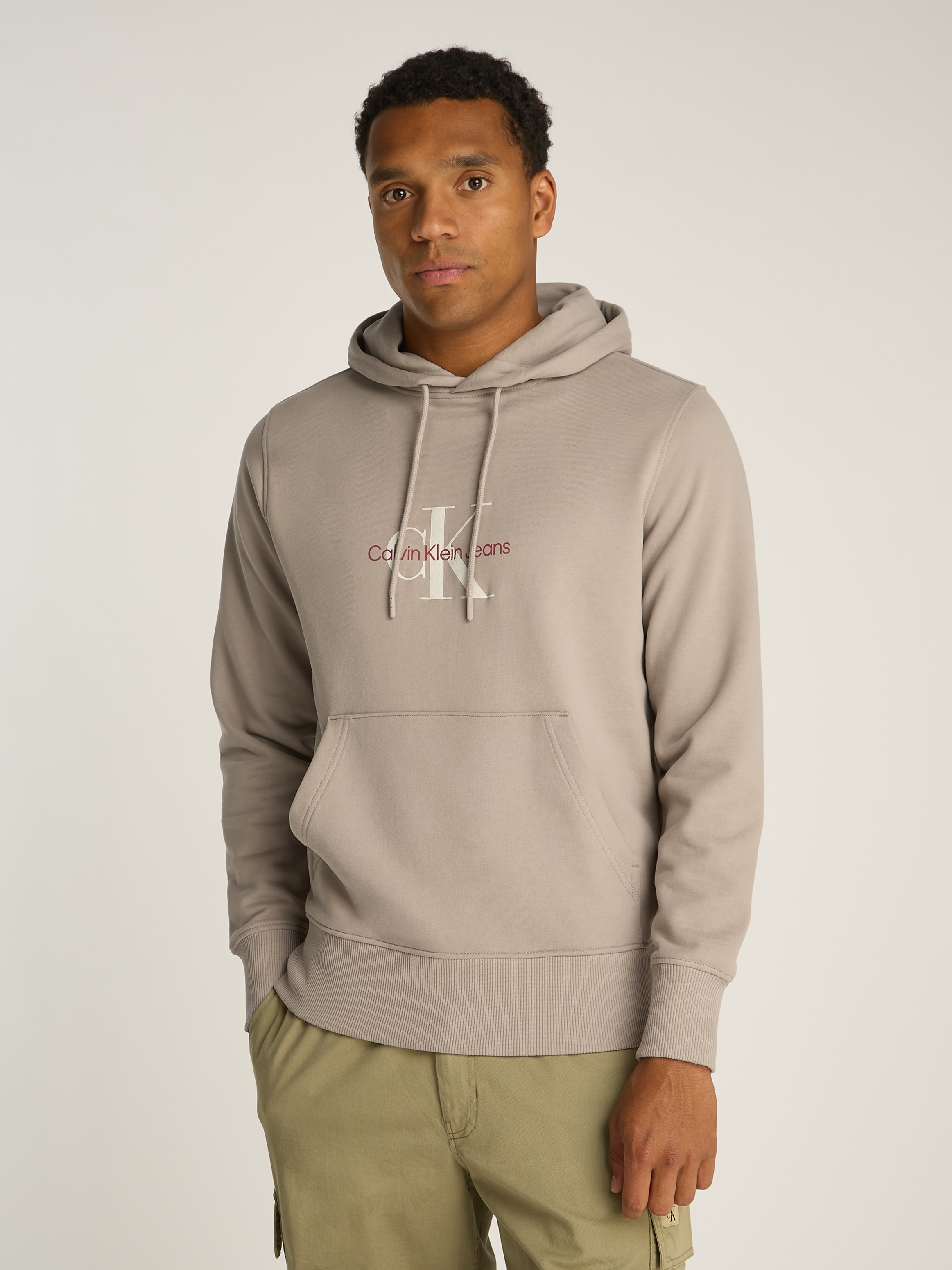 Sweatshirt »DISTRESSED MONOLOGO HOODIE«, mit Logodruck