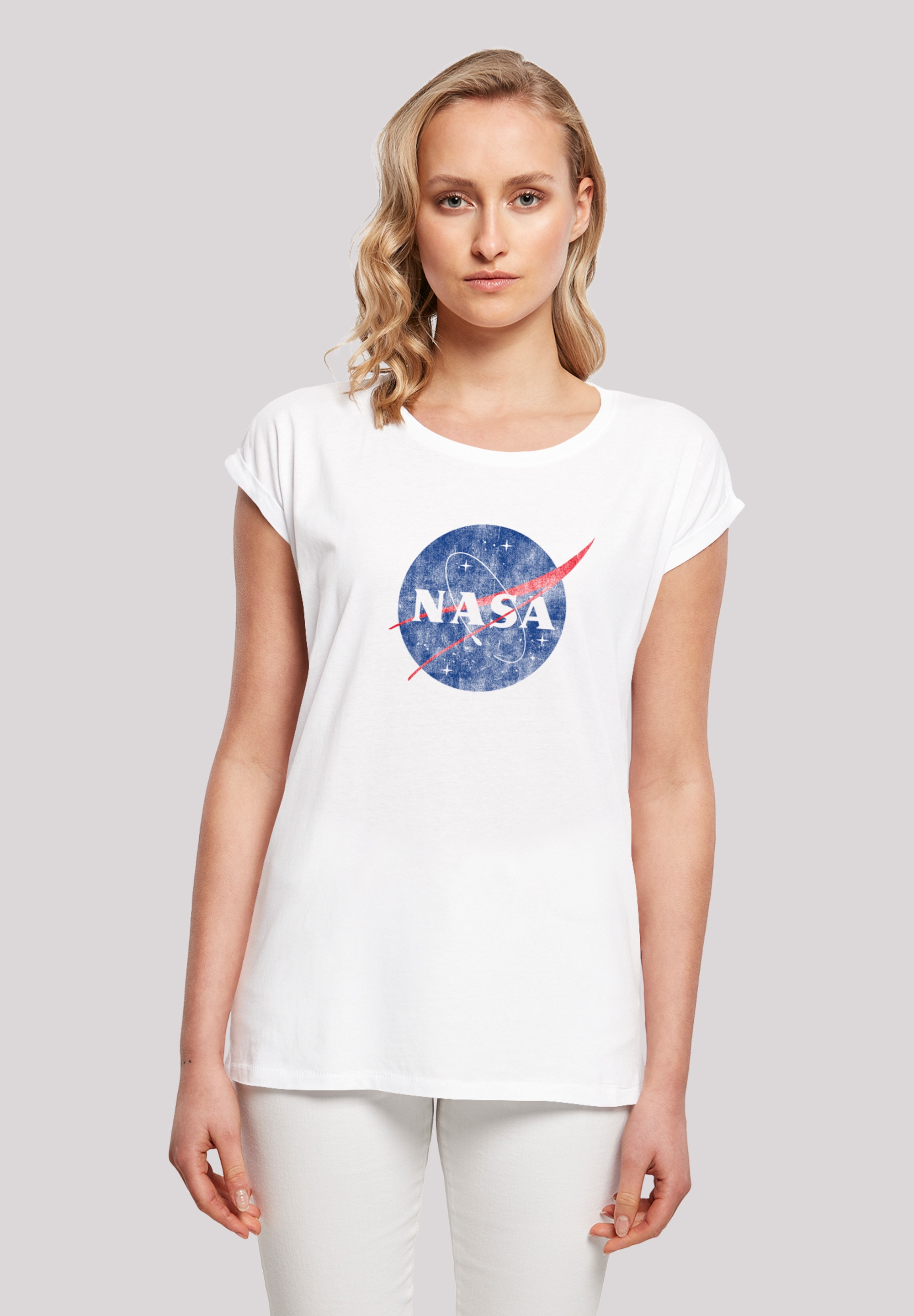 T-Shirt »NASA Classic Insignia Logo Distressed'«, Print
