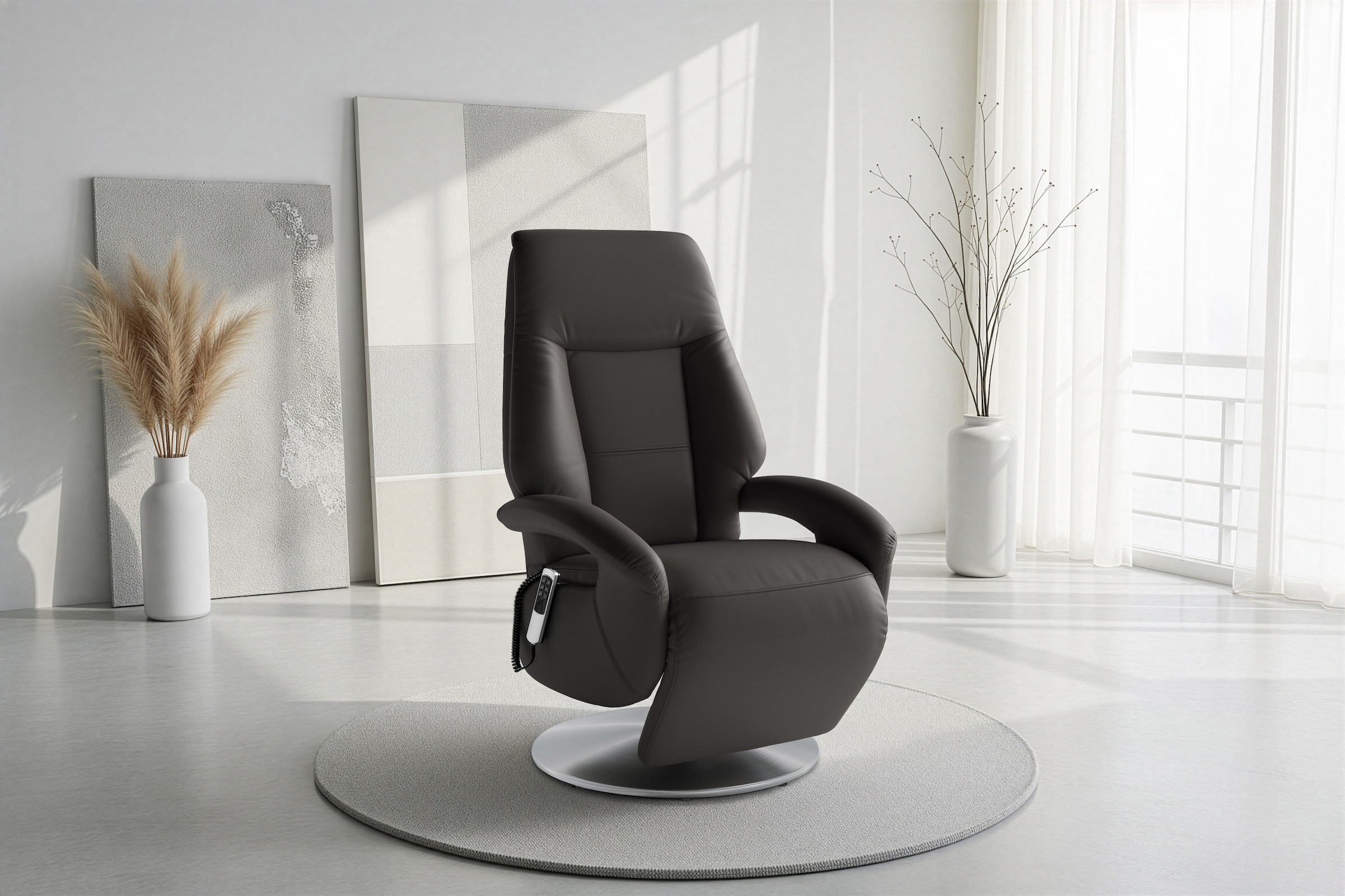 sit&more TV-Sessel "Enjoy" in Grösse S, oder M, oder L, wahlweise mit Motor und Aufstehhilfe