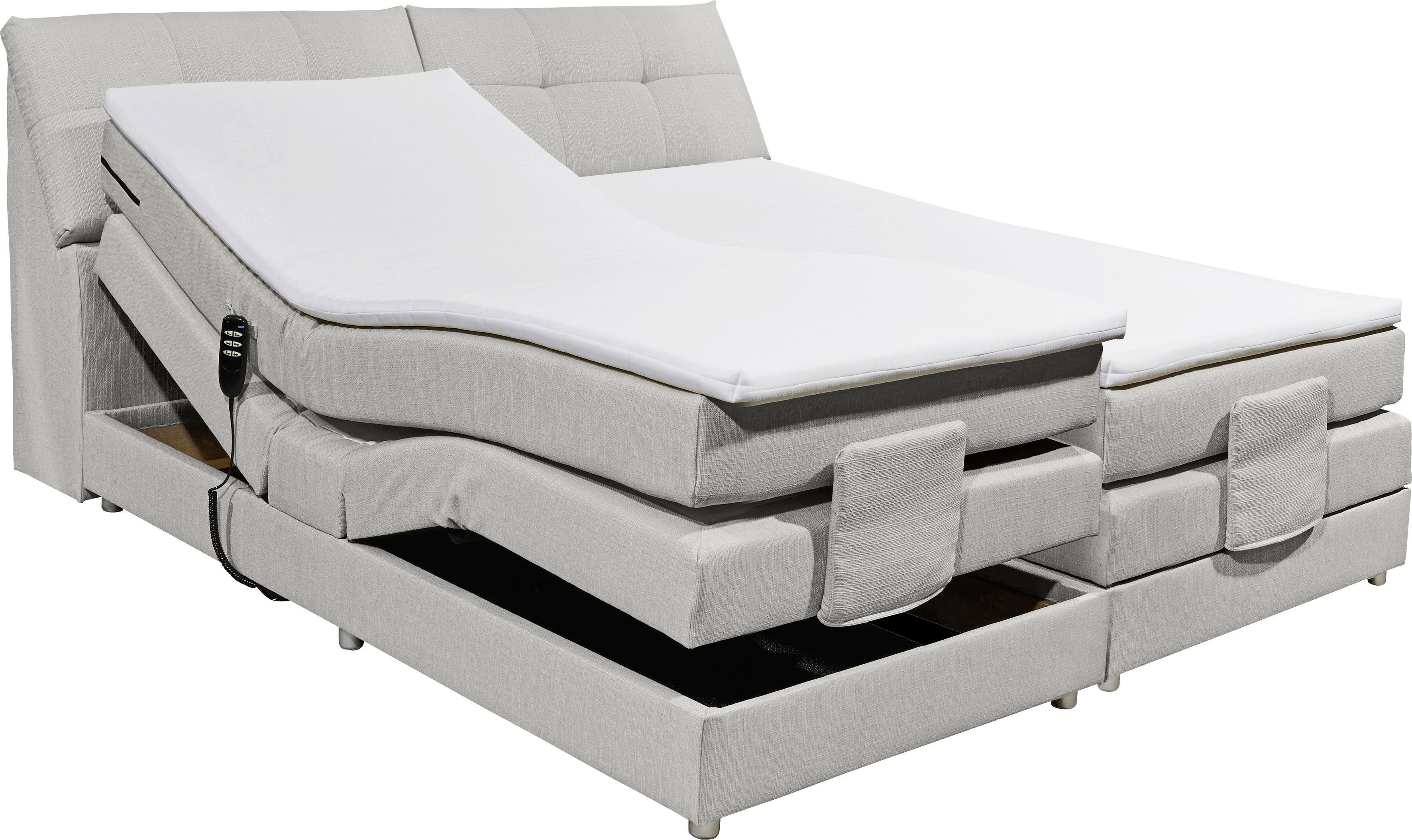 ED EXCITING DESIGN Boxspringbett "Carpino wahlweise in den Breiten 120cm od günstig online kaufen