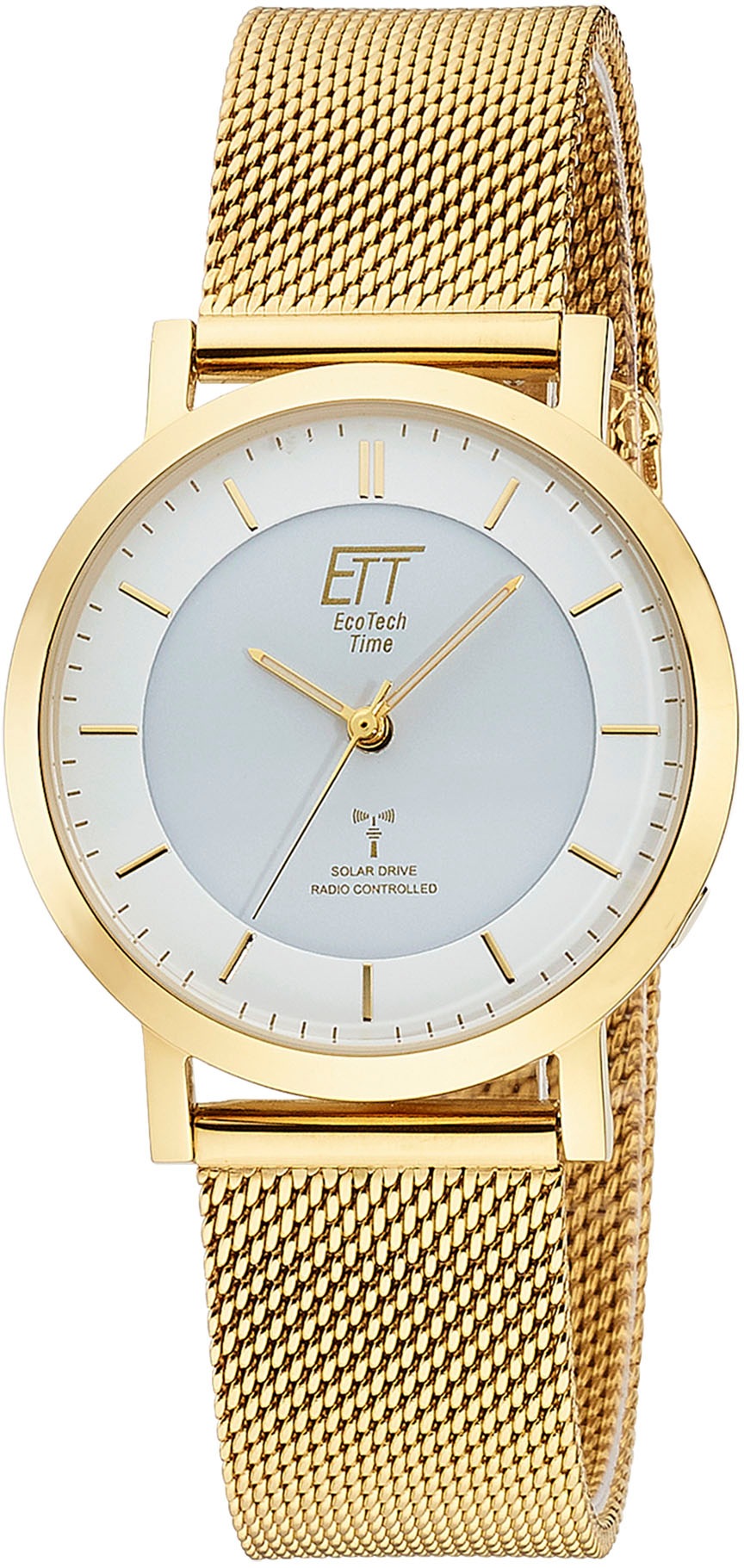 ETT Funkuhr »Atacama«, (Set, 2 tlg., mit Wechselband), Armbanduhr, Damenuhr, Solar, ideal auch als Geschenk