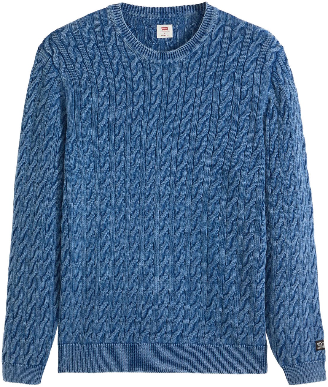 Levi's® Rundhalspullover »LV PRESIDIO«, mit Zopfmuster