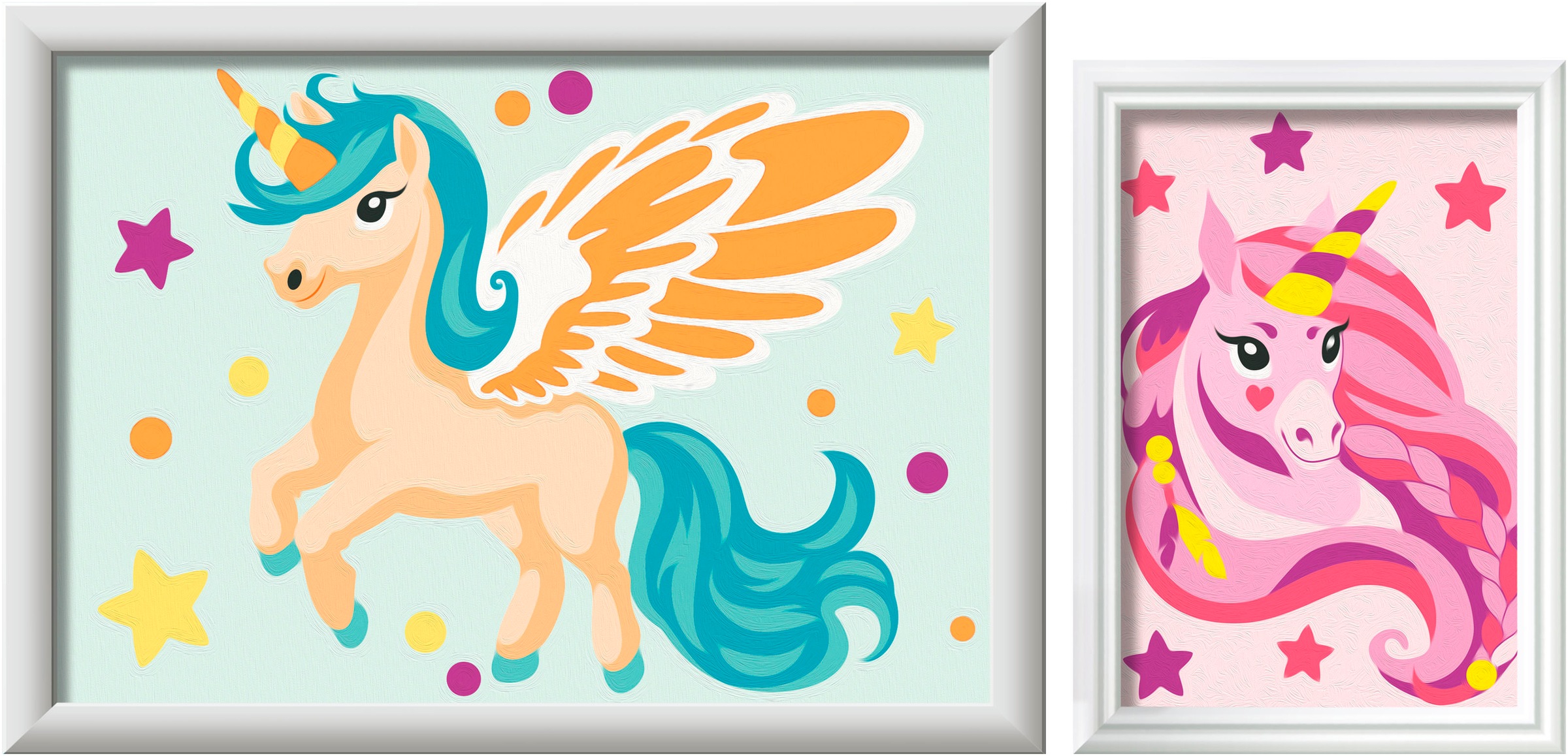 Ravensburger Malen nach Zahlen »CreArt, Malen nach Zahlen - Neon Atelier Einhorn«, Made in Europe