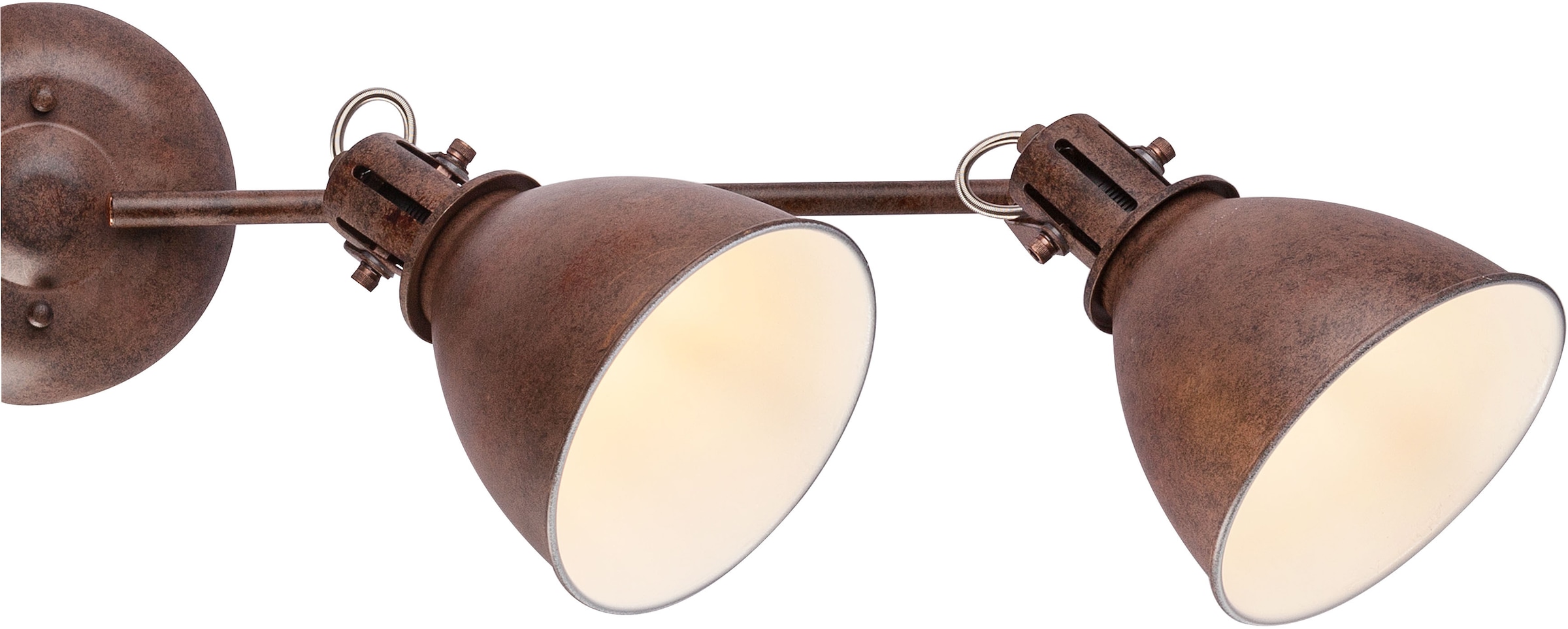 GLOBO LIGHTING Deckenstrahler »GIORGIO«, Leuchtmittel E14 | ohne Leuchtmittel, Spot/rostfarben/innen weiß/LxBxH: 800x150x200mm