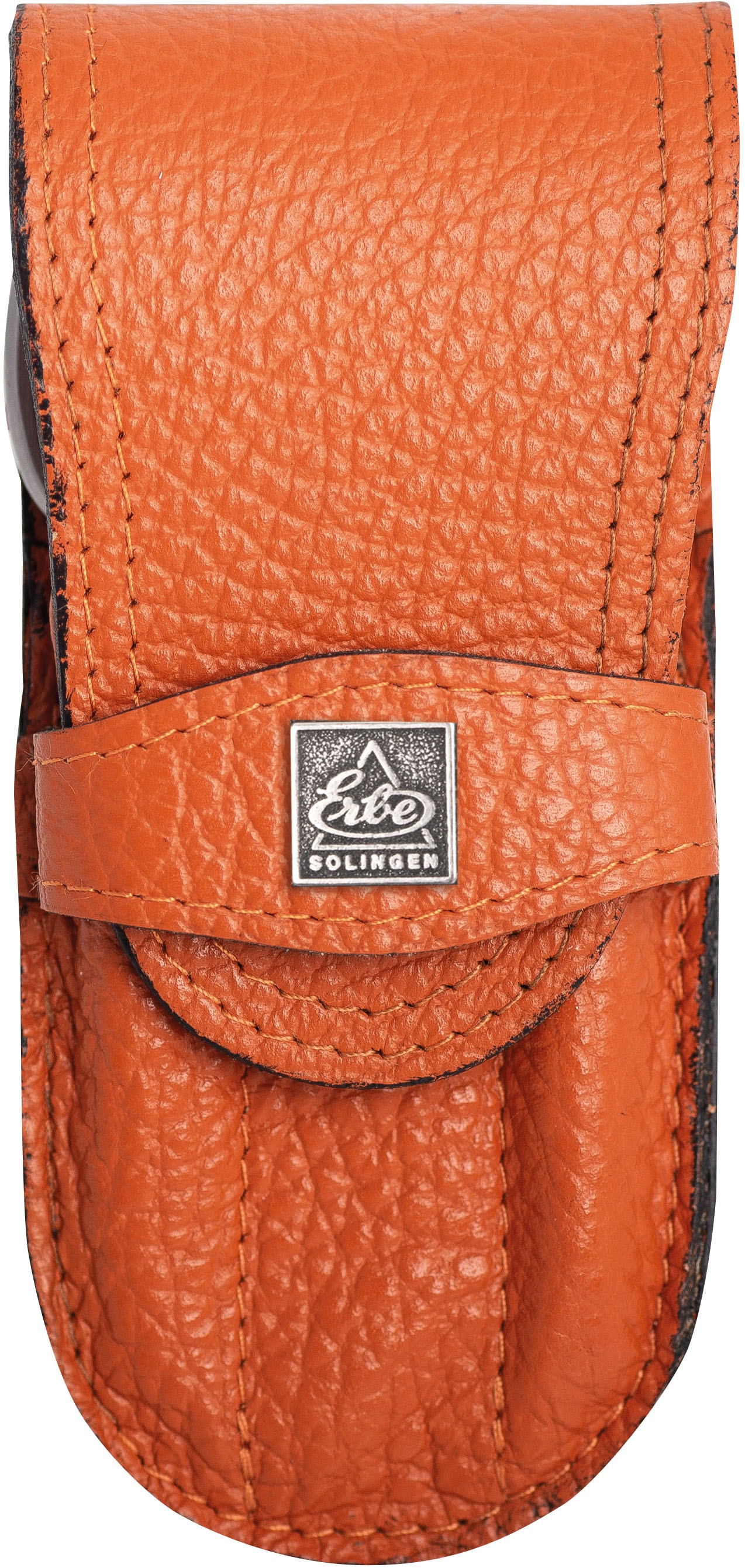 ERBE Maniküre-Etui »ERBE Maniküre Set Steck-Etui Serie "Piemont", hellgrün, 4-tlg., Inox«, (Set, 4 tlg.), Echtleder, rostfreie Instrumente, Hergestellt in Solingen/Deutschland