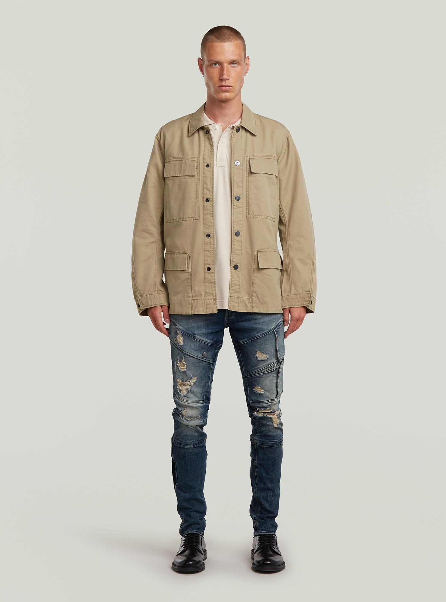 G-STAR Langarmshirt »Reversible 4 Pocket Hemd«