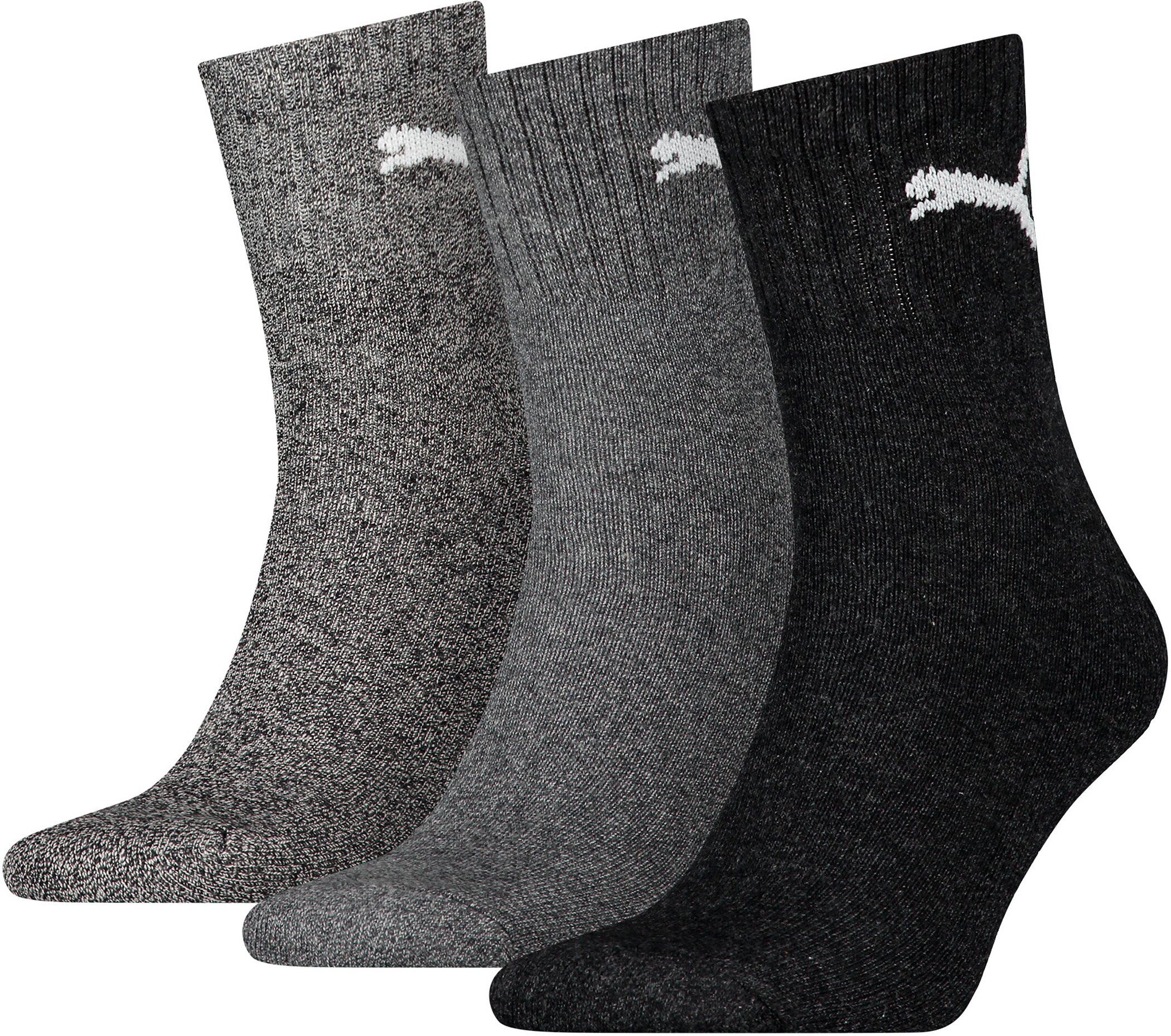 PUMA Sportsocken "short crew" 3 Paar tlg. im 3er-Pack, mit gepolsterter Frottee-Sohle, atmungsaktiv, elastisch