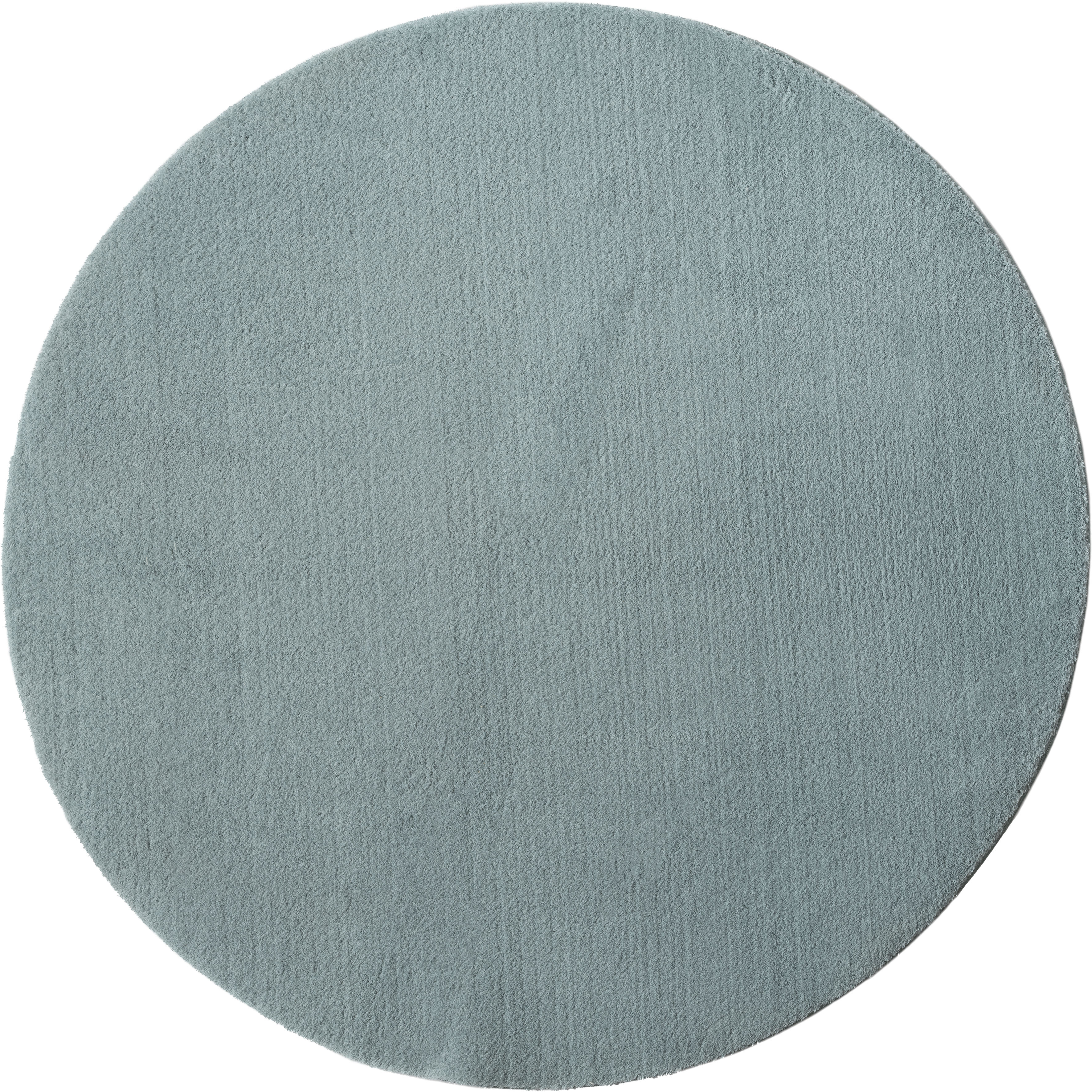 merinos Teppich "Loft 37" rund 16 mm Höhe Kunstfellteppich besonders weich und kuschelig, Fell Haptik