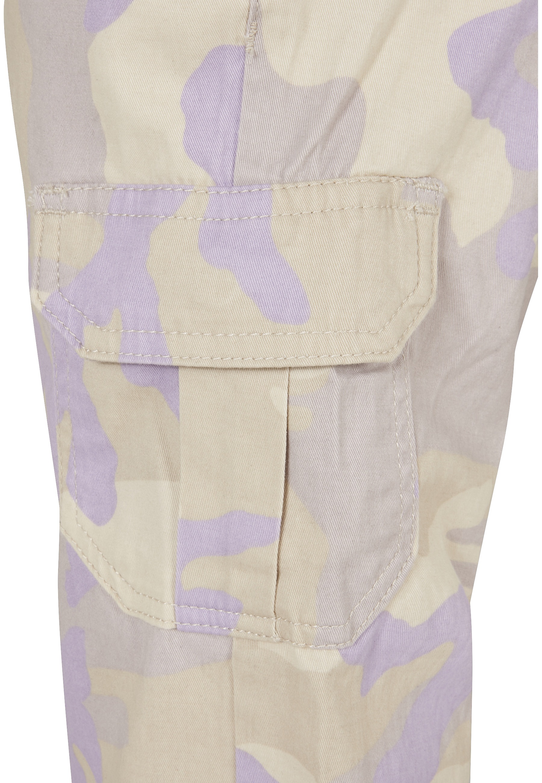 URBAN CLASSICS Cargohose »Urban Classics Damen Ladies High Waist Camo Cargo Pants«