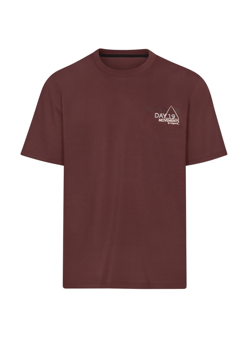Trigema T-Shirt »TRIGEMA Heavy Oversized T-Shirt mit großem Backprint«, (1 tlg.)