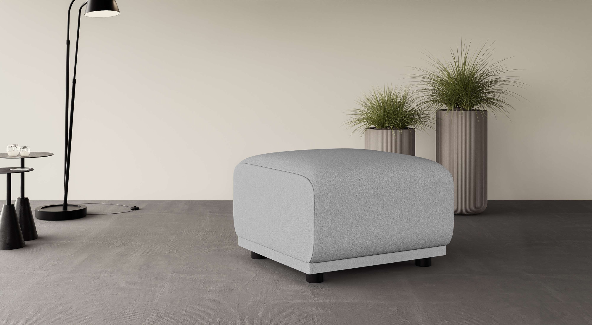 Home affaire Polsterhocker "TAMMO" passend zur Serie, auch in Cord und Bouclé