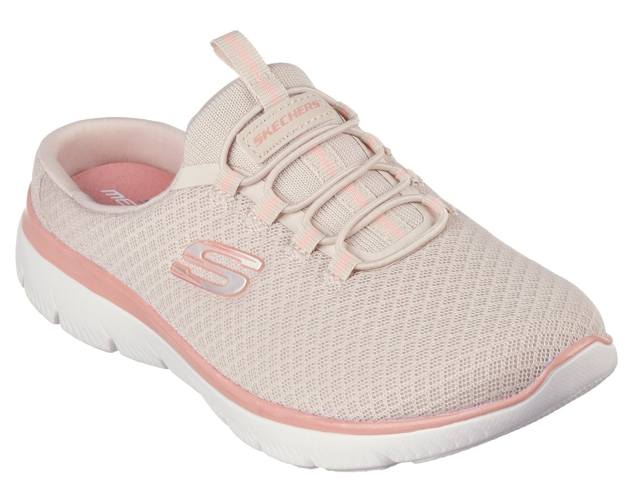 Skechers Sabot "SUMMITS SWIFT STEP", Sommerschuh, Schlappen, Schlupfschuh in veganer Verarbeitung