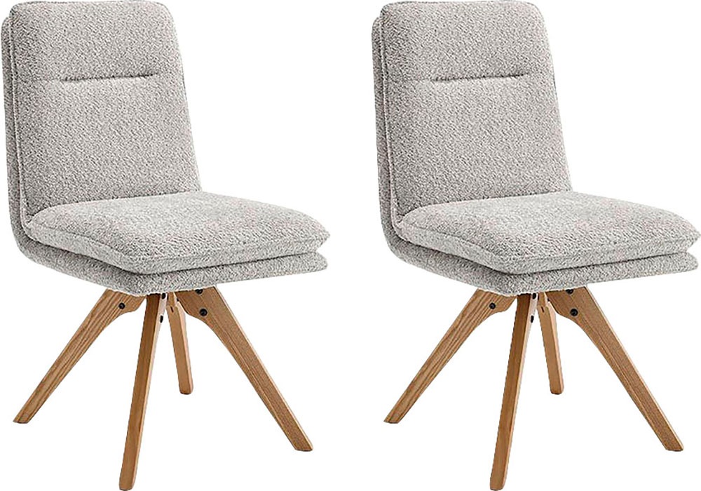 Home affaire Esszimmerstuhl "Valencia", (Set), 2 St., Boucle, verschiedene günstig online kaufen