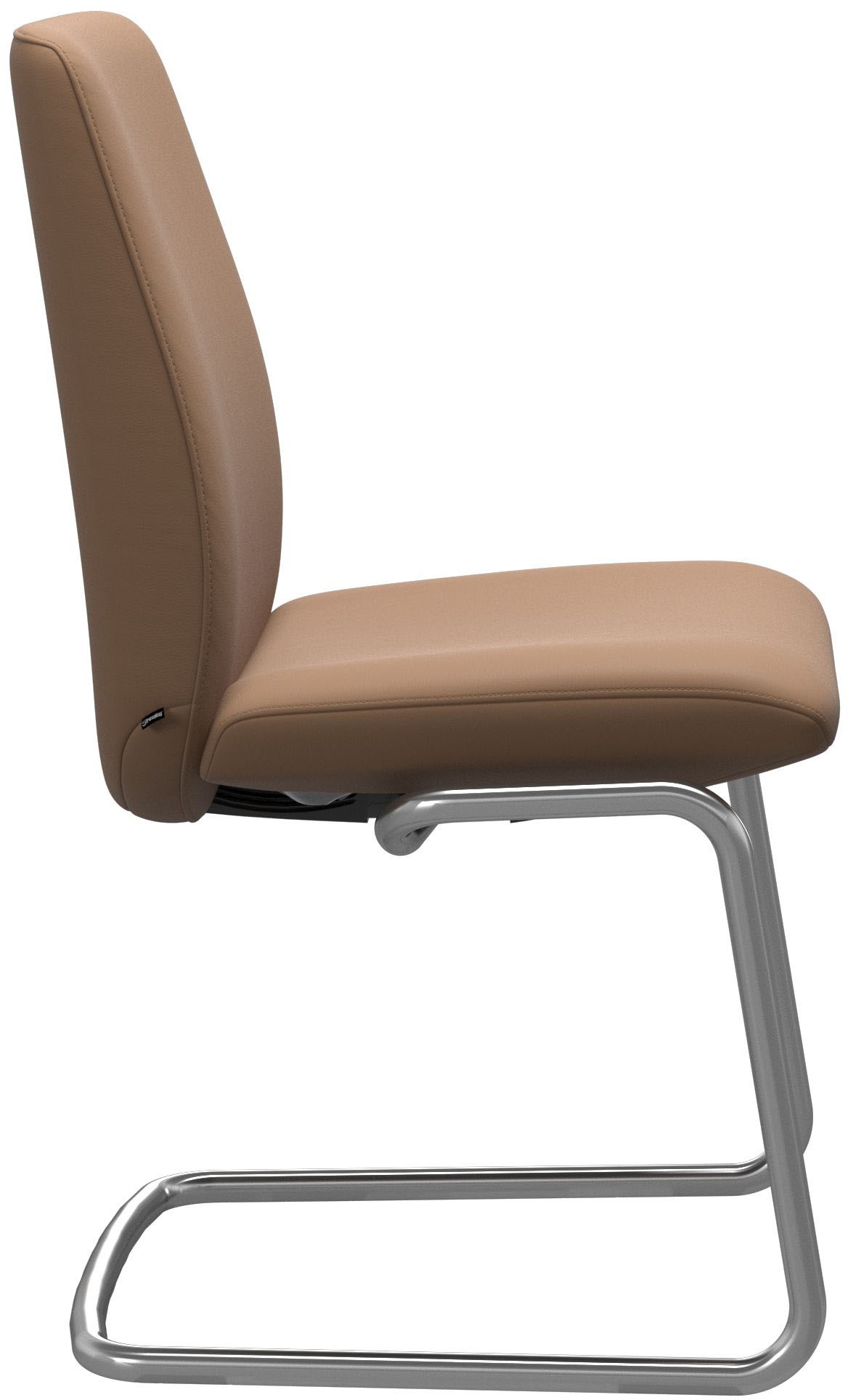 Stressless® Polsterstuhl »Laurel«, Leder BATICK, Low Back, Größe L, mit Beinen aus Stahl in Chrom glänzend