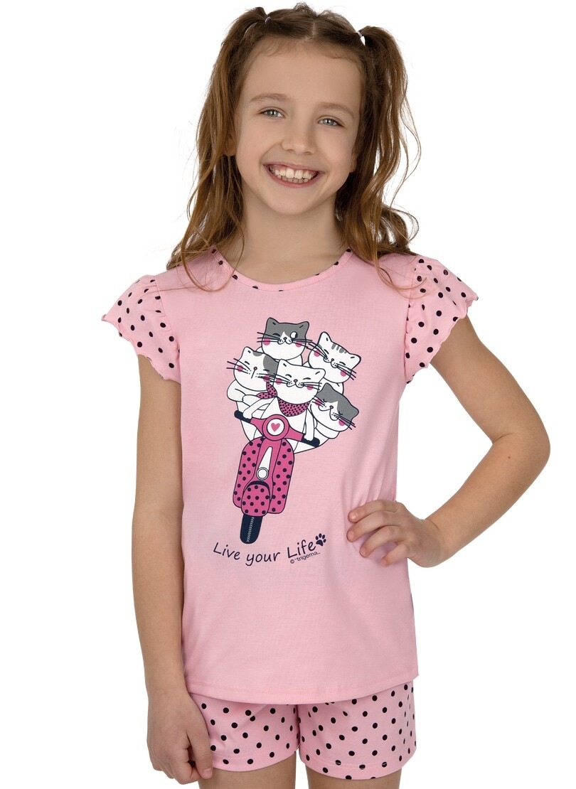 Trigema T-Shirt »TRIGEMA T-Shirt mit gerafftem Ärmeln und Motiv«