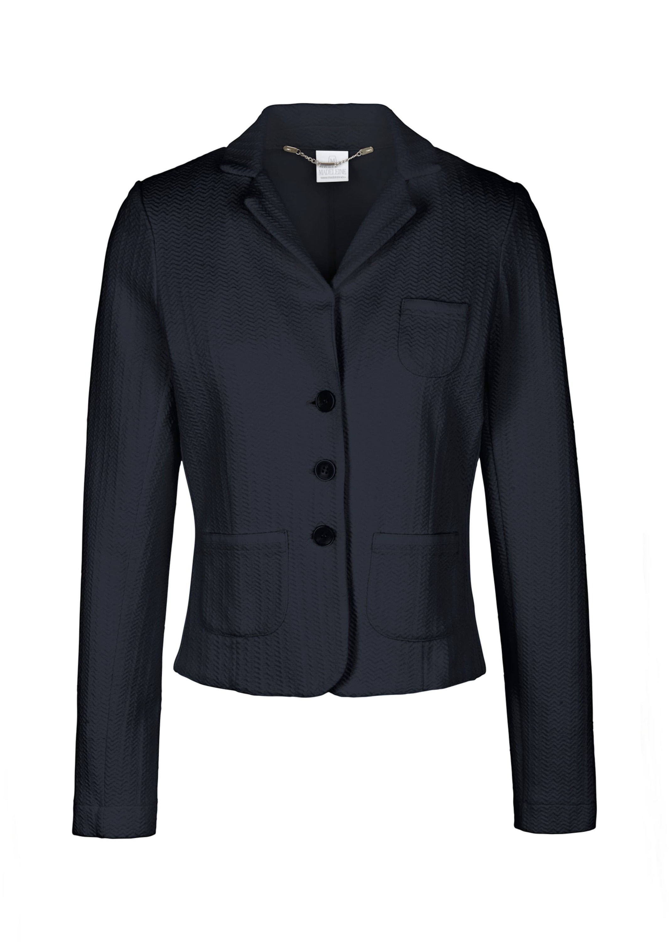 MADELEINE Jackenblazer "Blazer Kurzer Jerseyblazer mit Reverskragen"