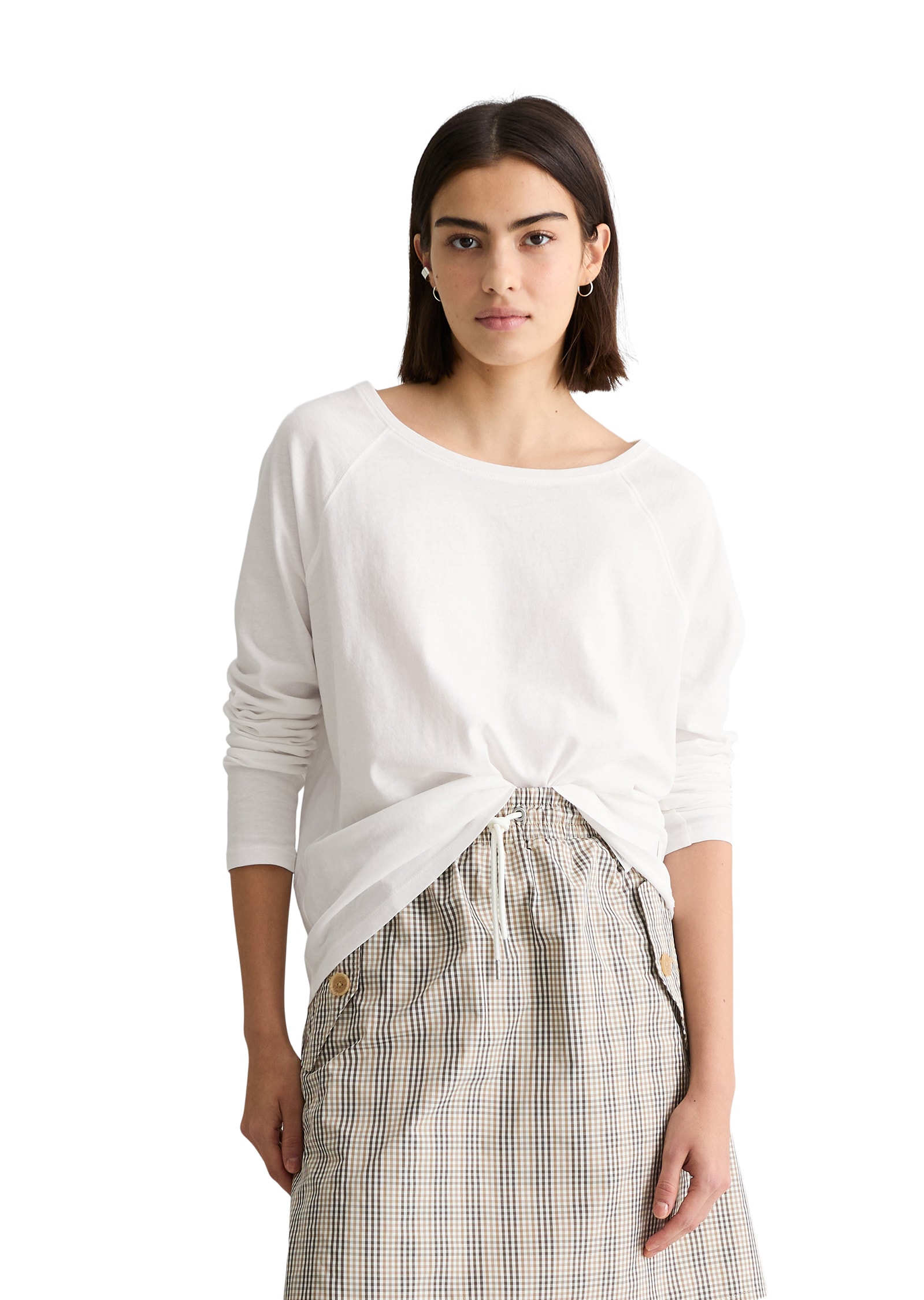 Marc OPolo DENIM relaxed fit mit Raglan-Ärmeln, U-Boot-Ausschnitt