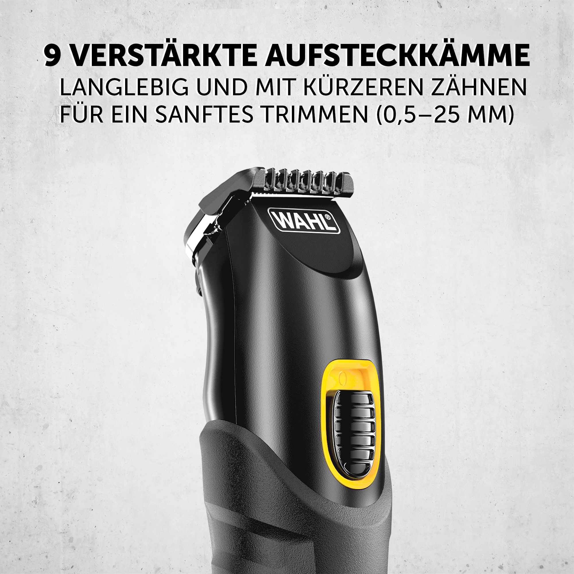 Wahl Multifunktionstrimmer »Extreme Grip Advanced«, 14 Aufsätze, Rutschfester Griff, Lithium-Ionen-Technologie, USB Aufladung