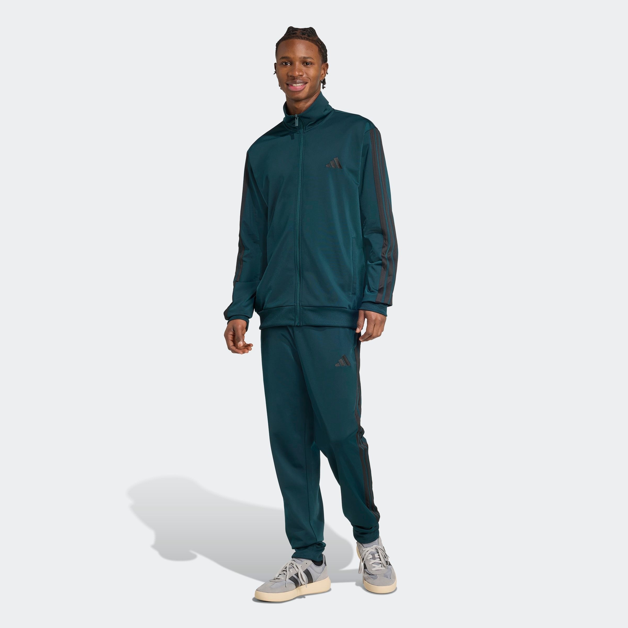 adidas Sportswear Trainingsanzug »M 3S TR TT TS«, (2 tlg.), Basic 3-Streifen Trikot